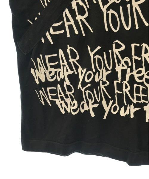 Comme des Garcons T-Shirts Cotton Short Sleeve Text Print Crewneck Black Size US M / EU 48-50 / 2 - 6 Thumbnail