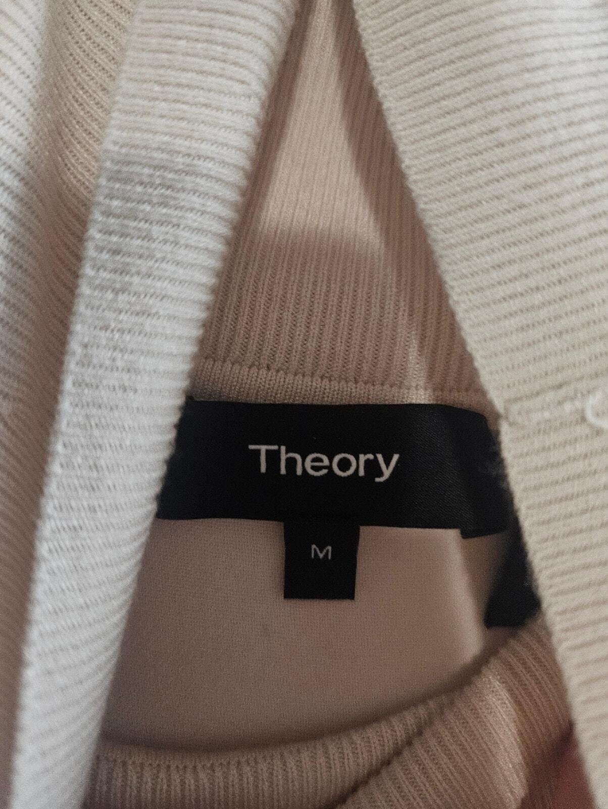 Theory Theory Size M Sleeveless High-Neck Cream Shift Dress Size M / US 6-8 / IT 42-44 - 5 Thumbnail
