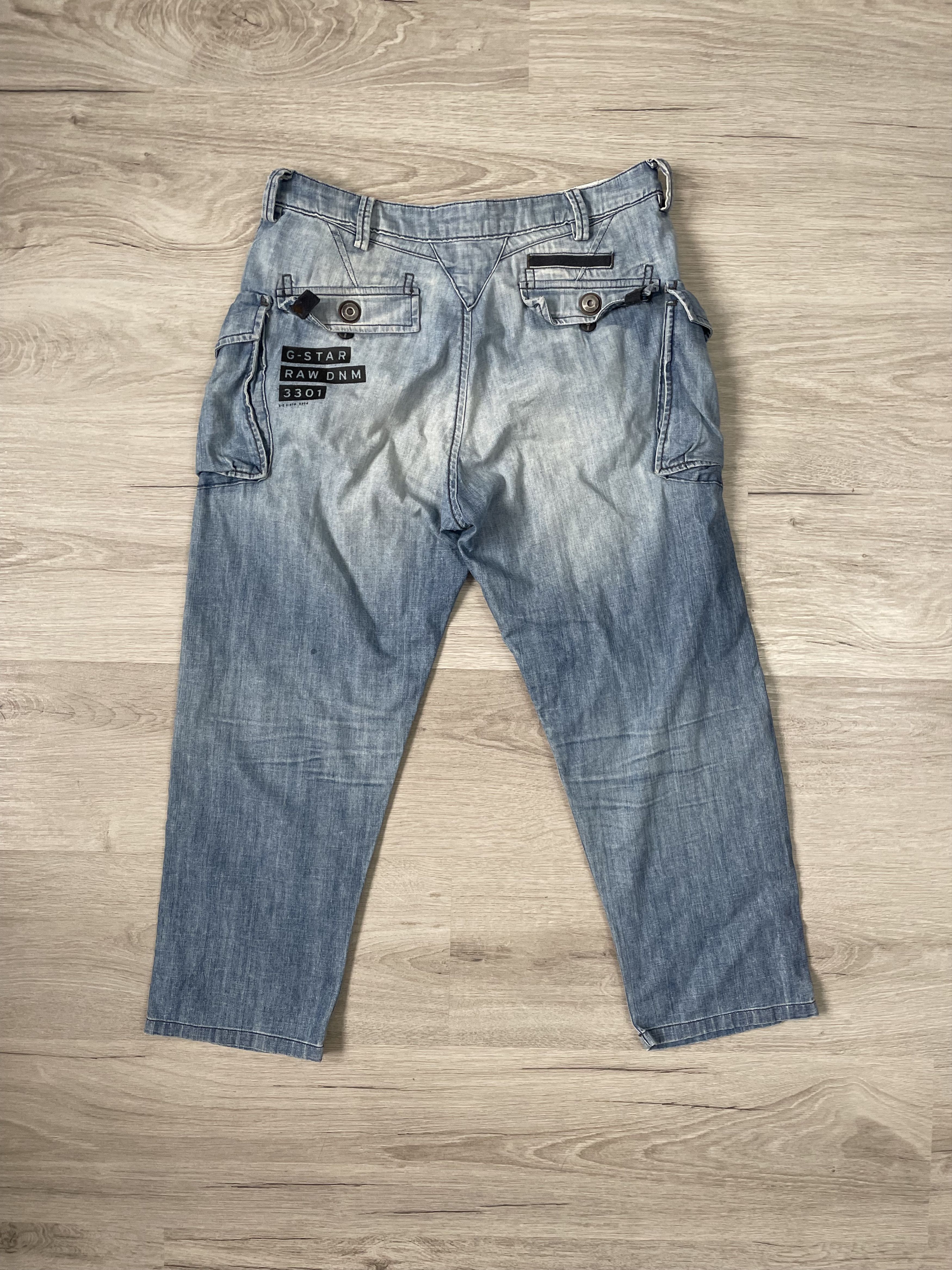 G-Star × Vintage MENS BLUE JEANS RARE G STAR RAW Size US 33 - 8 Thumbnail