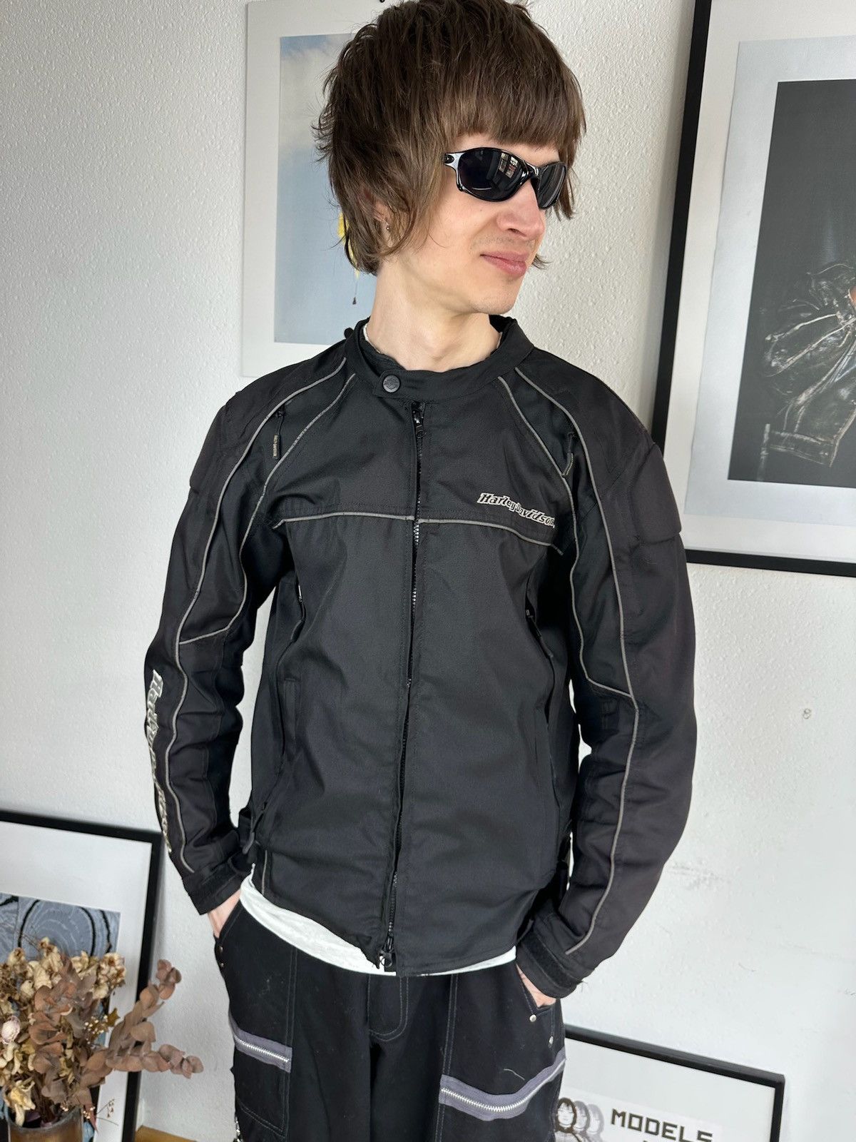 Harley Davidson × Vintage Y2K Vintage Harley Davidson Jacket Embroidery Big Logo Size US M / EU 48-50 / 2 - 9 Thumbnail