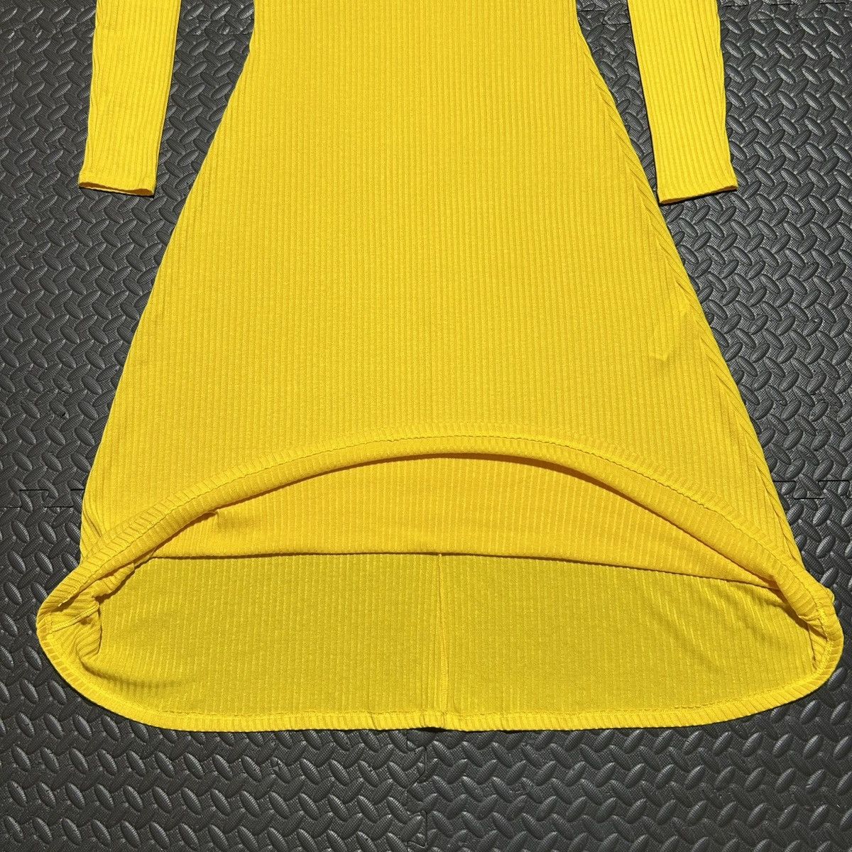 Zara Zara Midi Sweater Dress Ribbed Knit Yellow L/S Womens XL Size XL / US 12-14 / IT 48-50 - 8 Thumbnail