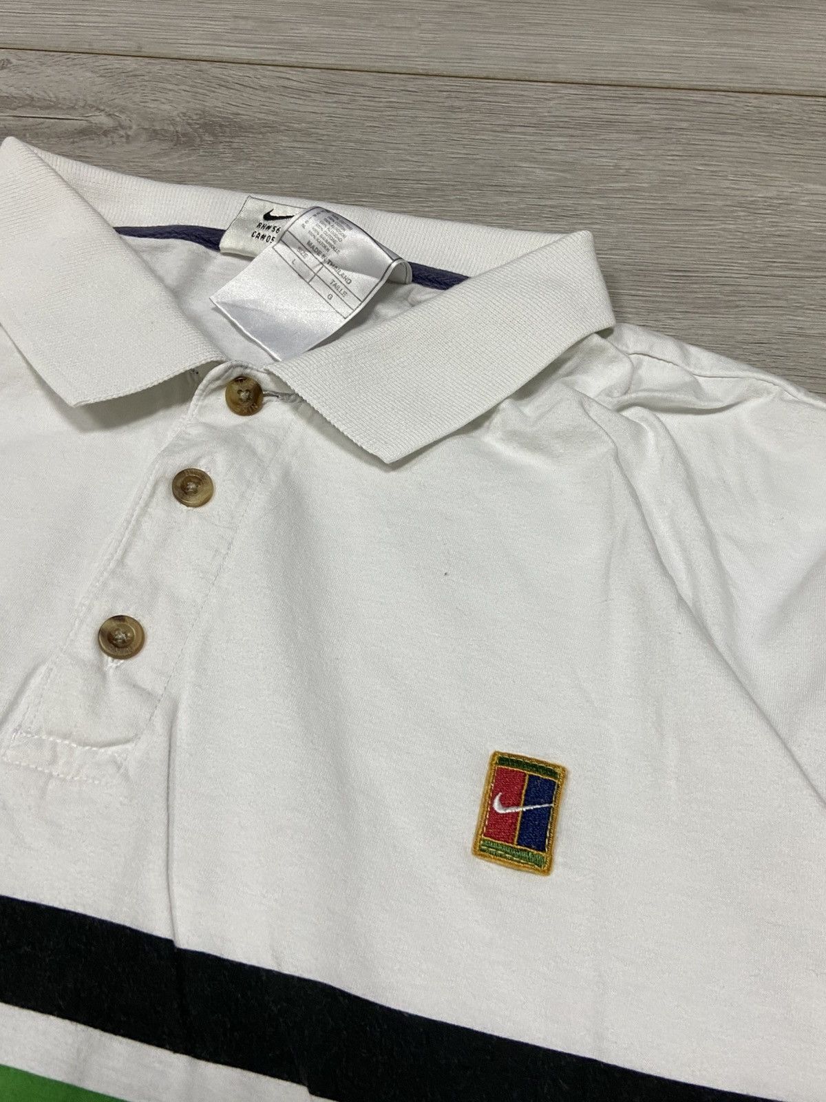Nike Nike court vintage polo shirt challenge Size US L / EU 52-54 / 3 - 4 Thumbnail