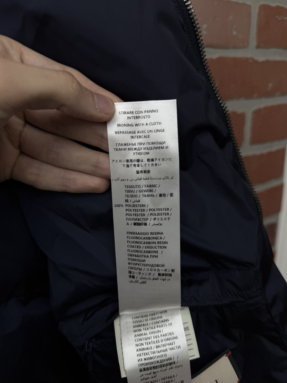 Gucci Gucci Men’s Color Block Puffer Jacket Size (52) Navy Blue Size US L / EU 52-54 / 3 - 18 Thumbnail