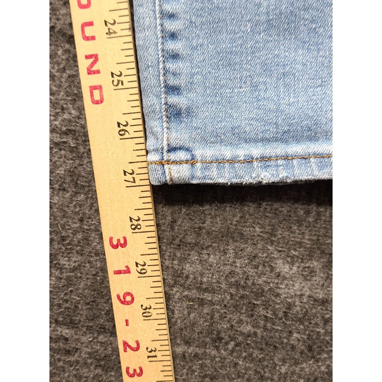 Madewell Madewell Mid Rise Perfect Vintage Jeans Womens 25x27 Regular Fit Stretch Denim Blue 5-Pocket 90s Bohemian Size 42" / US 20 - 6 Thumbnail