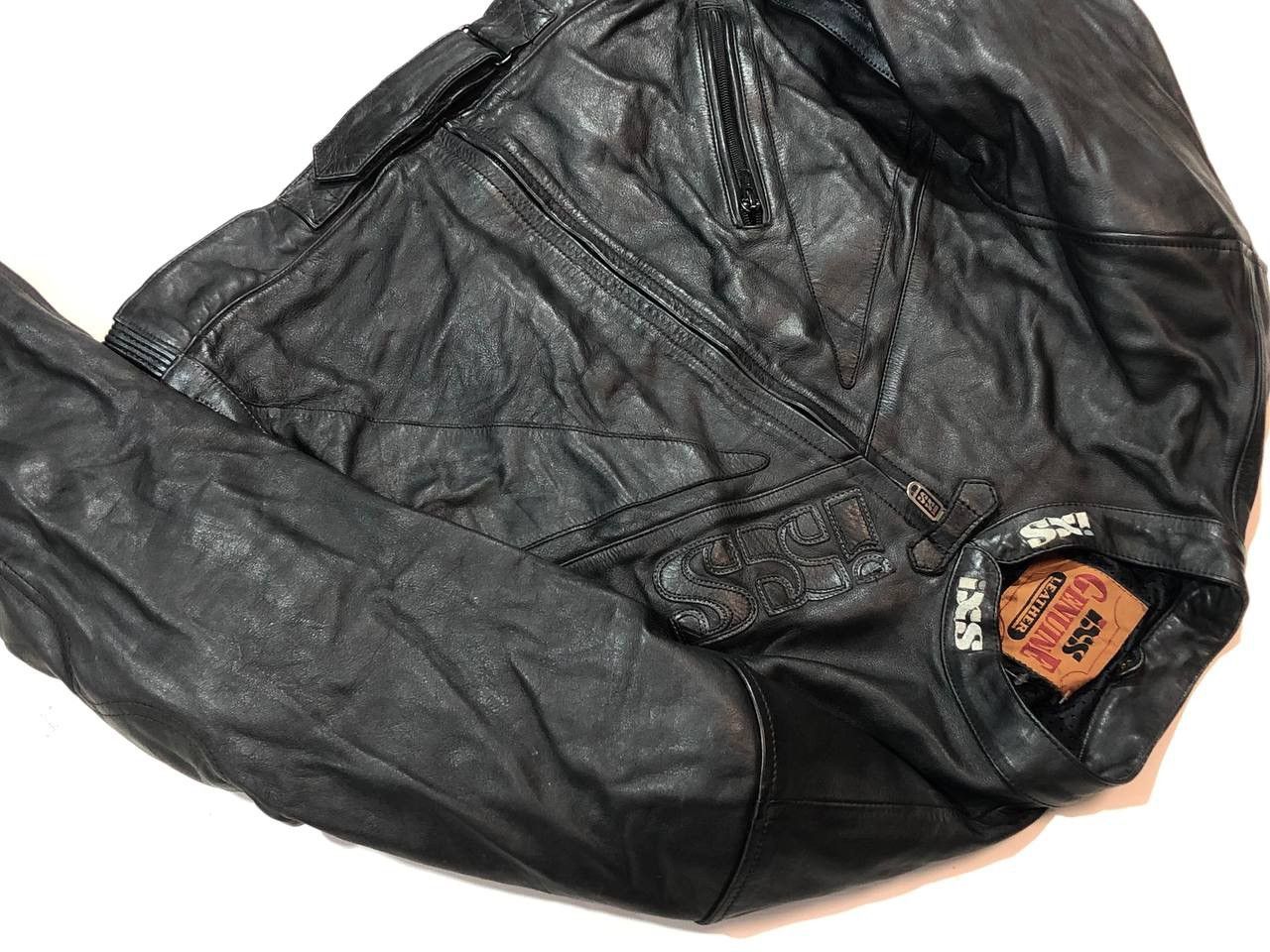 Other IXS Moto Leather Jacket Black Racing Vintage Size US M / EU 48-50 / 2 - 3 Thumbnail