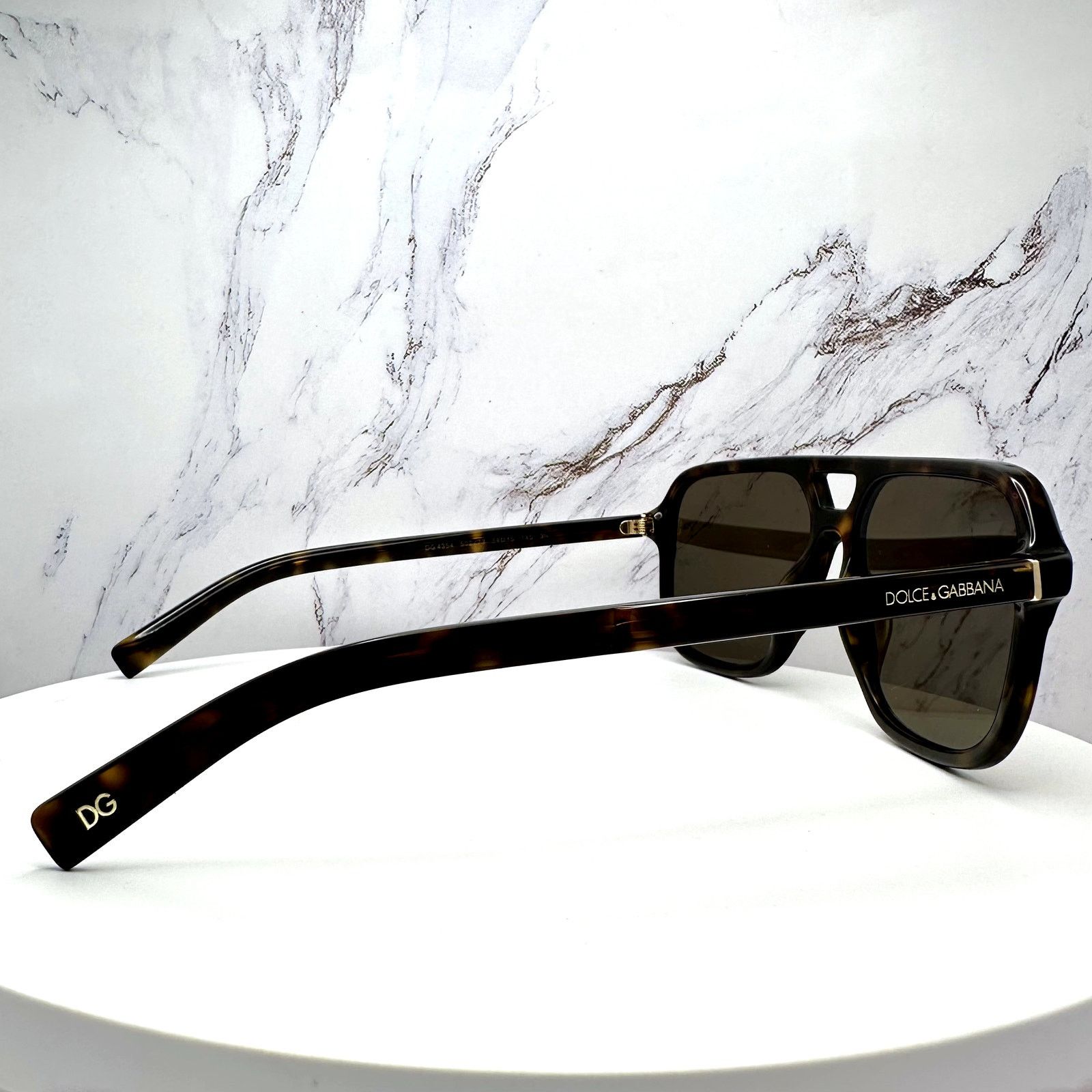 Dolce & Gabbana New Dolce & Gabbana Sunglasses Brown Aviator Pilot Gold Size ONE SIZE - 21 Thumbnail