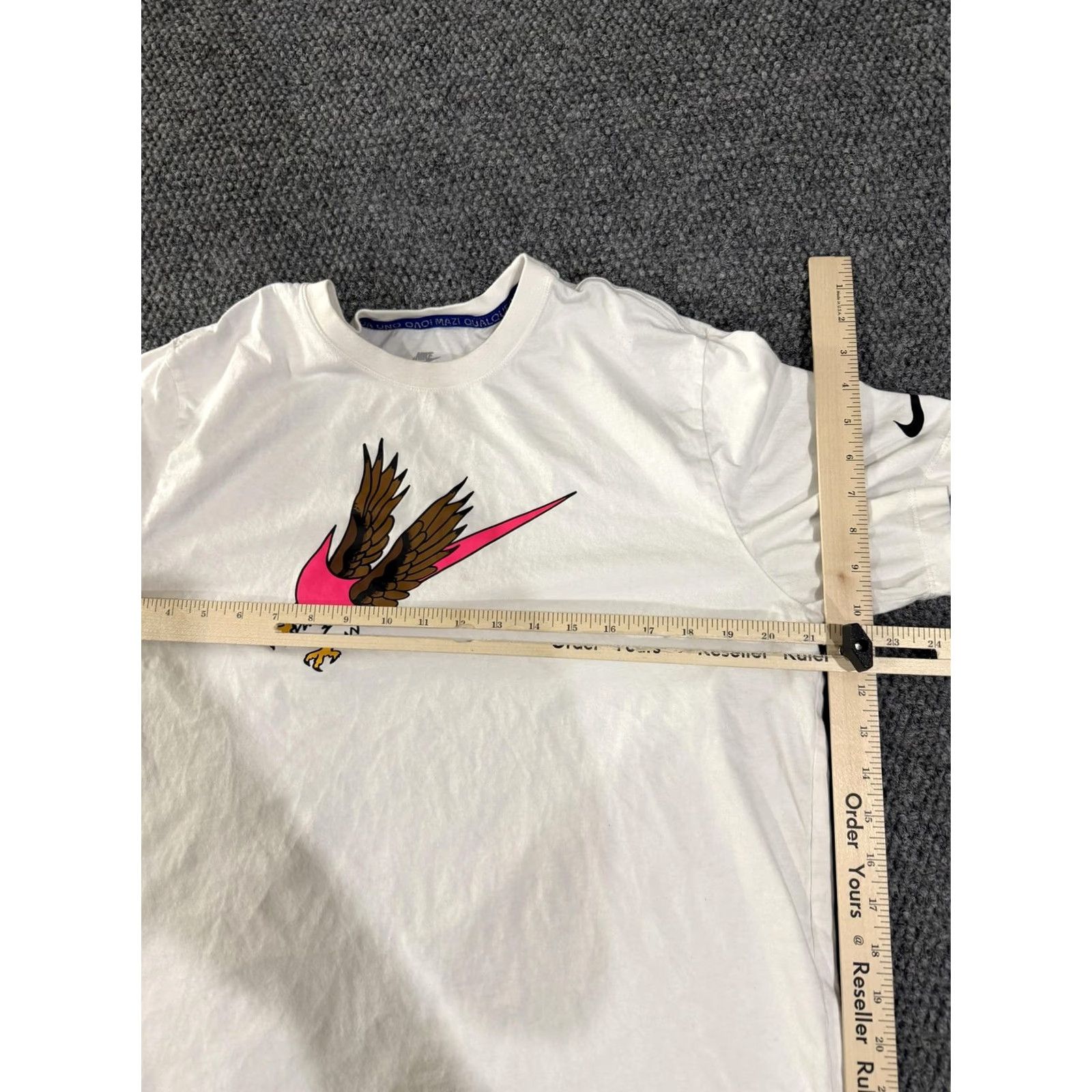 Nike Nike Shirt Mens L White Eagle Swoosh Graphic Tee T-Shirt Patriotic Sports Size US L / EU 52-54 / 3 - 4 Thumbnail