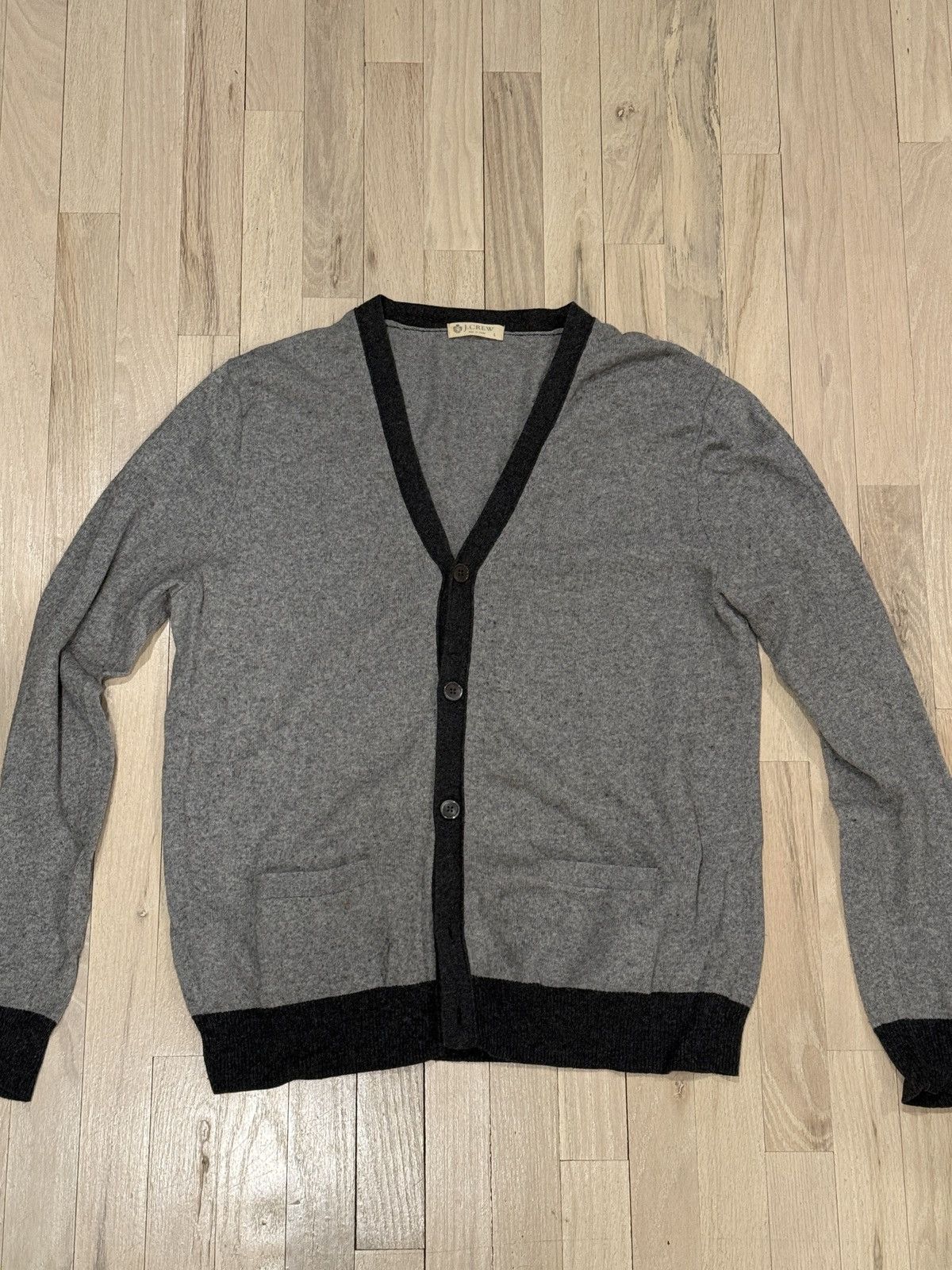 J.Crew Cotton/Cashmere Cardigan Size US L / EU 52-54 / 3 - 1 Thumbnail