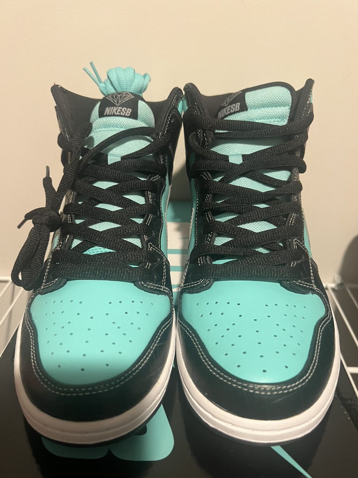 Diamond Supply Co. × Nike Nike SB Dunk High Diamond Supply Co. Size US 12 / EU 45 - 2 Thumbnail