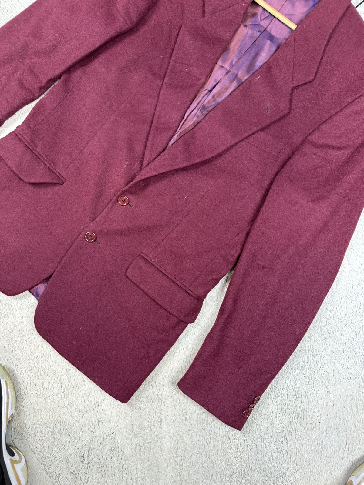 Balmain × Pierre Balmain × Vintage Pierre Balmain Men’s Suit Blazer Size L Vintage Wool Design Size 42R - 4 Thumbnail