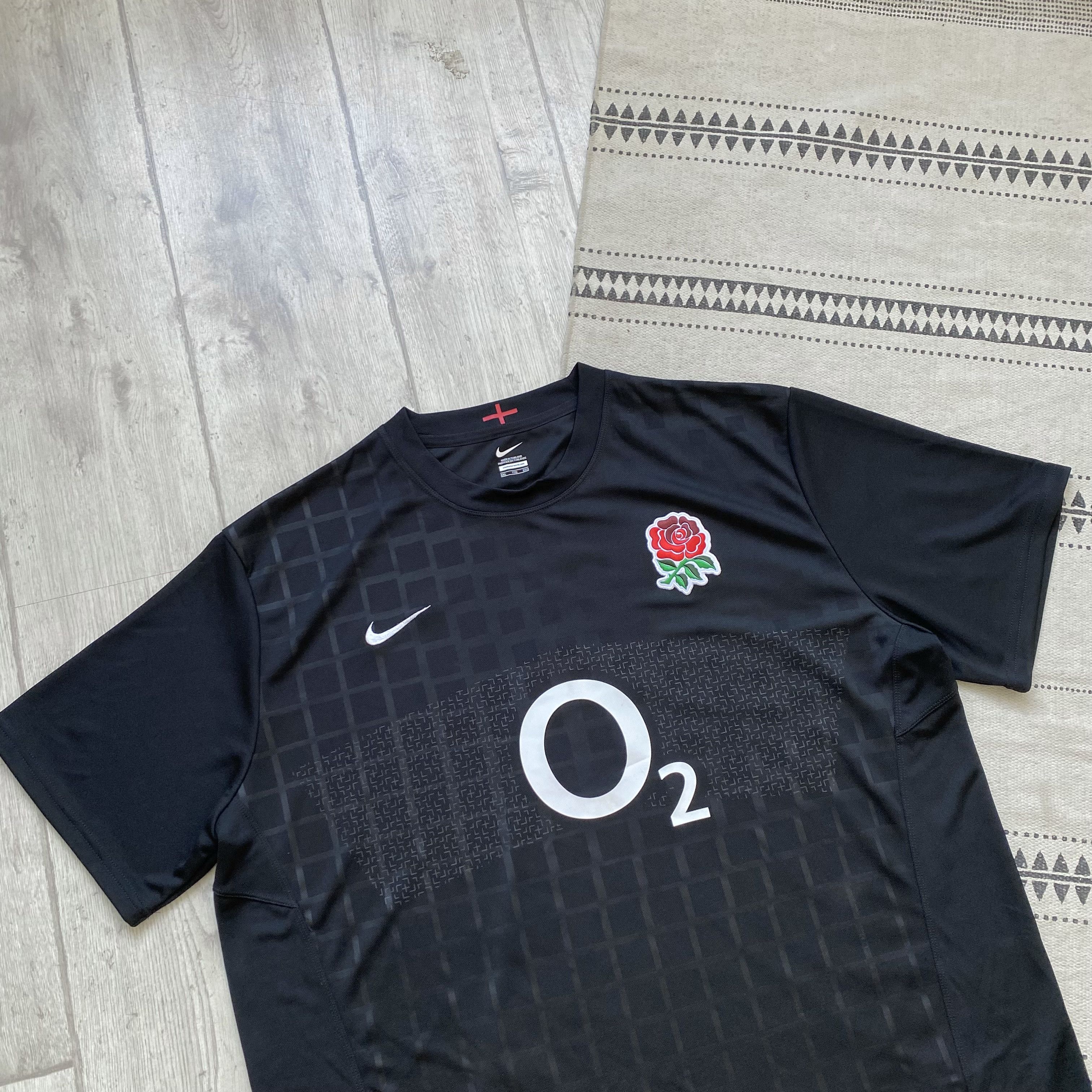 Nike 🏈 Blockore Nike England Rugby jersey tee Drill Size US XXL / EU 58 / 5 - 6 Thumbnail