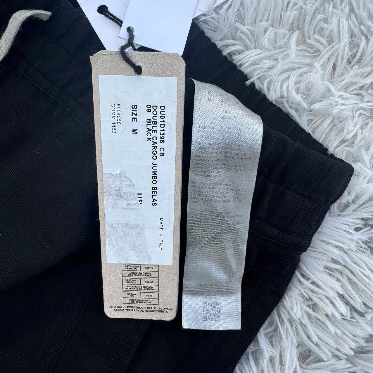 Rick Owens rick owens 24ss cargo black Size US 33 - 4 Thumbnail