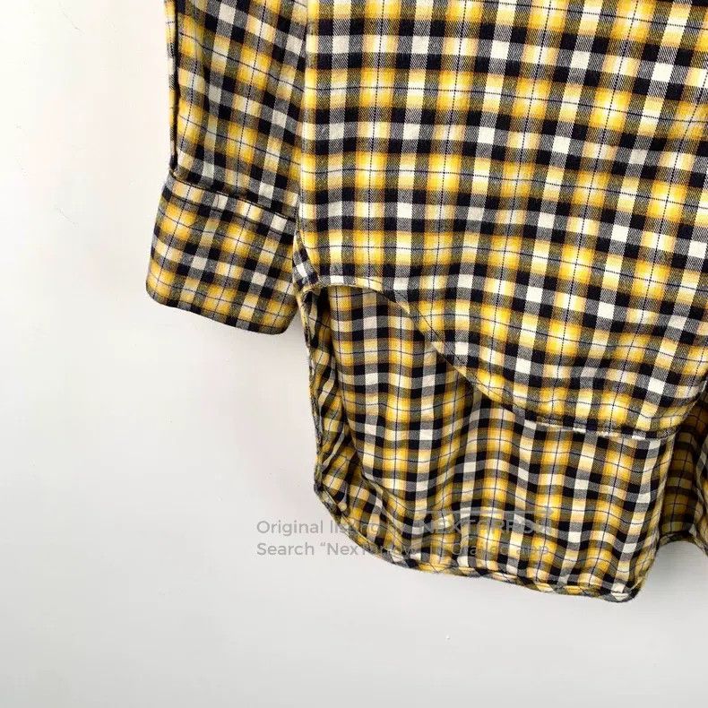 Balenciaga Balenciaga size 32 Multicolor Plaid Back Letter Print Cott Size S / US 4 / IT 40 - 4 Thumbnail