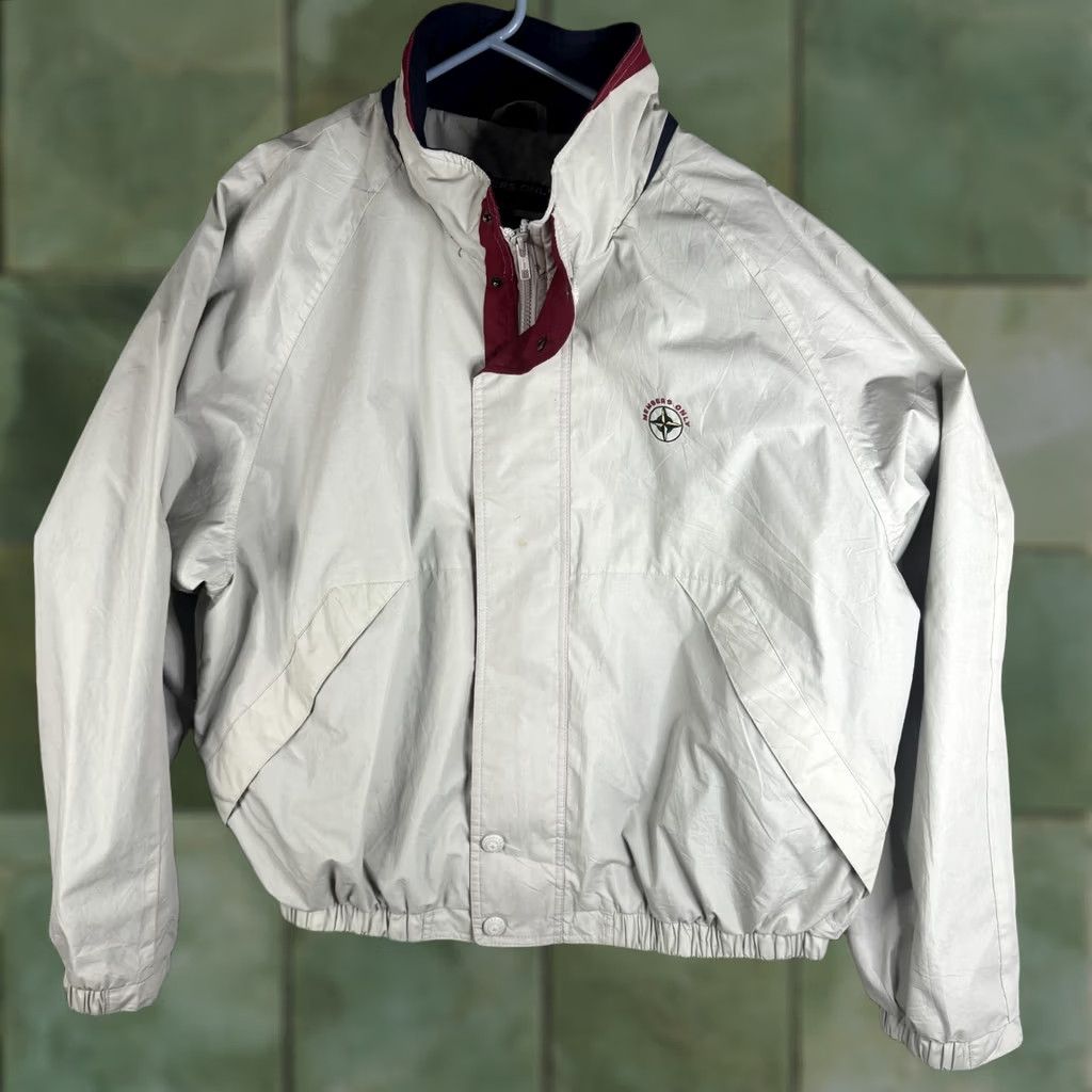 Members Only VINTAGE Members Only Mariner Jacket Mens L White Nautical Windbreaker Lined Size US L / EU 52-54 / 3 - 1 Thumbnail