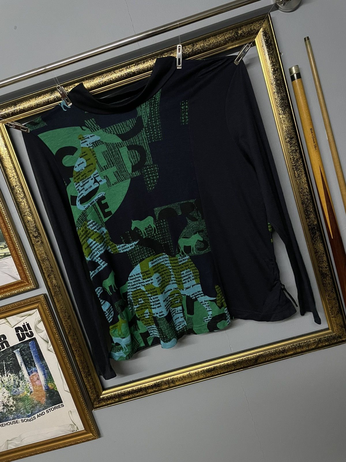 Beauty Beast Vintage Japan Designer Trois Onze Cinq Poem Art Longsleeve Size US M / EU 48-50 / 2 - 2 Thumbnail