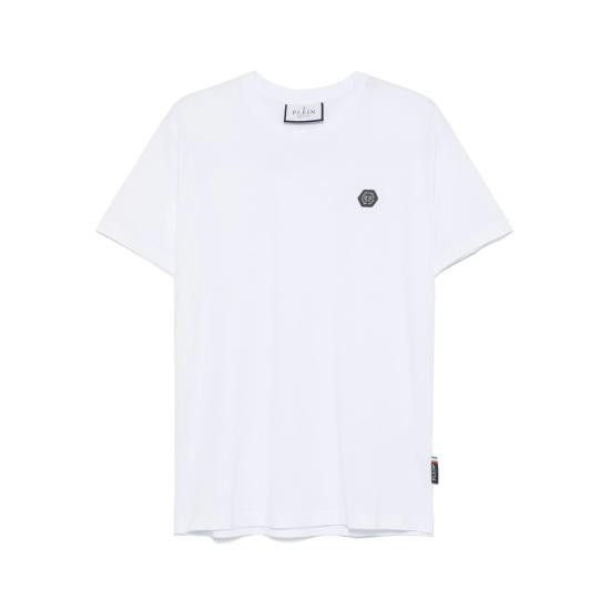 Philipp Plein PHILIPP PLEIN Men T-Shirts MTK8323 PJY002N 02 WHITE Size US XL / EU 56 / 4 - 1 Thumbnail