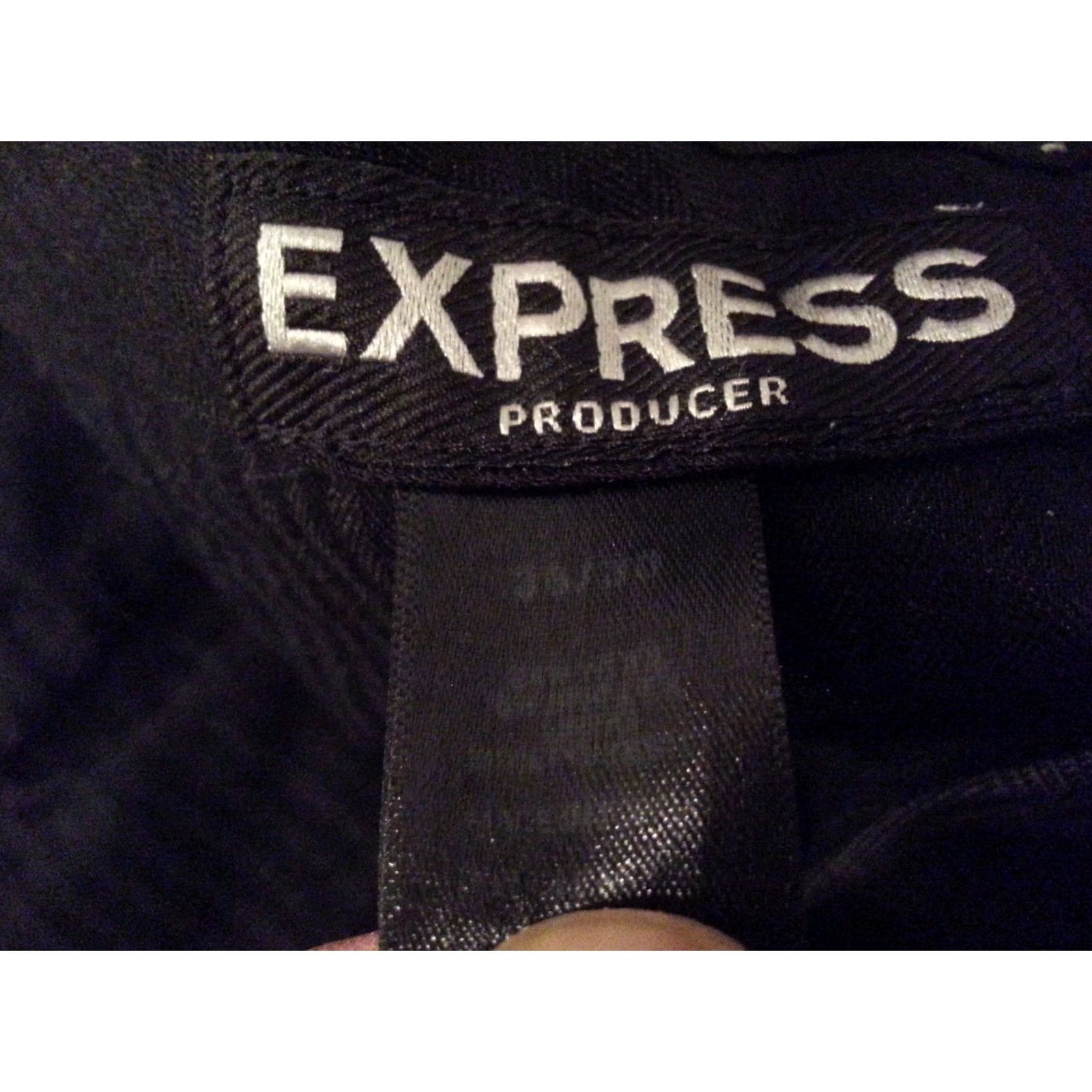 Express Express Dress Mens 36 Gray Khaki Pants 36x30 Slack Chino Trouser Size US 36 / EU 52 - 5 Thumbnail