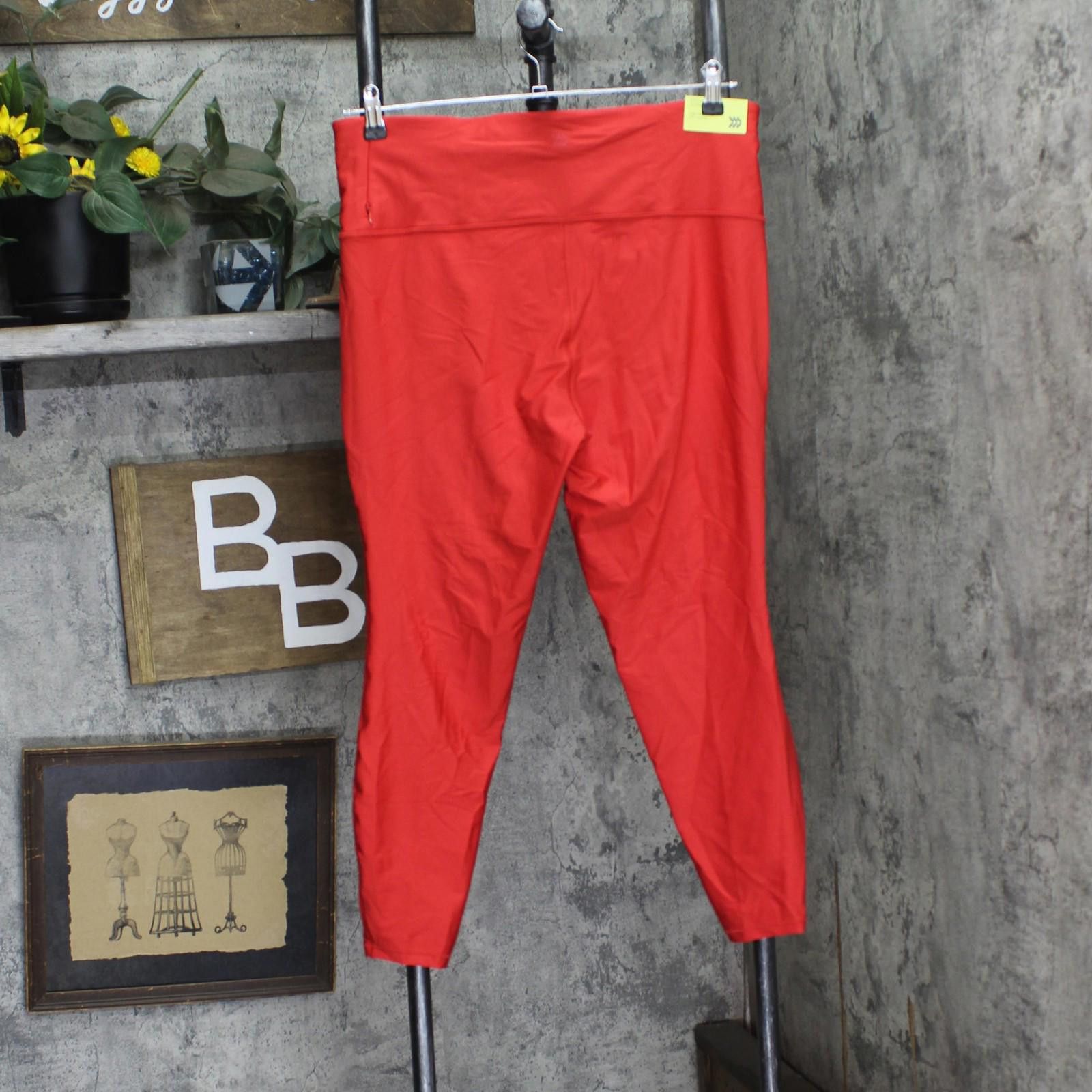 Other Nwt All In Motion High-rise 7/8 Leggings 90609705 Red 2xl Size 42" / US 20 - 2 Thumbnail