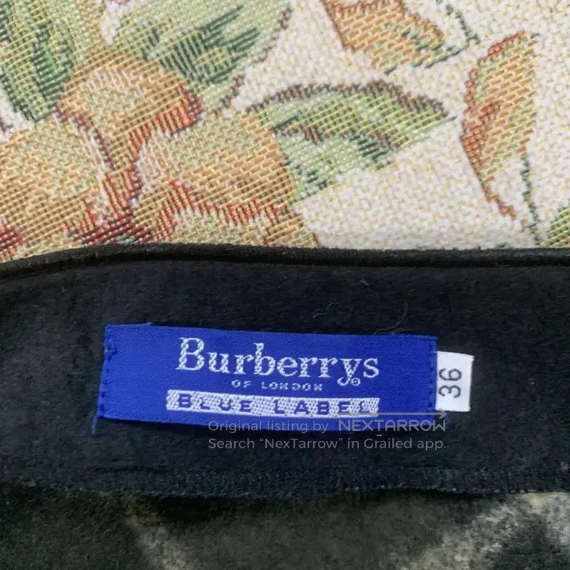 Burberry Burberry Green Wool Midi Skirt. Size 23" - 6 Thumbnail