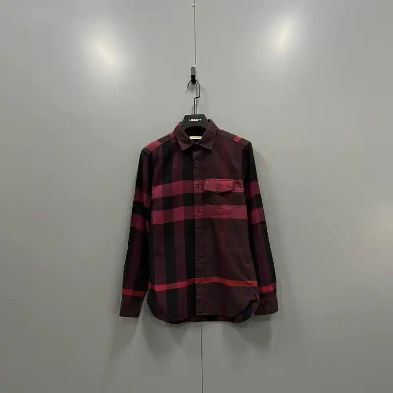 Burberry Burberry Red Check Short Sleeve Shirt Size S / US 4 / IT 40 - 1 Thumbnail
