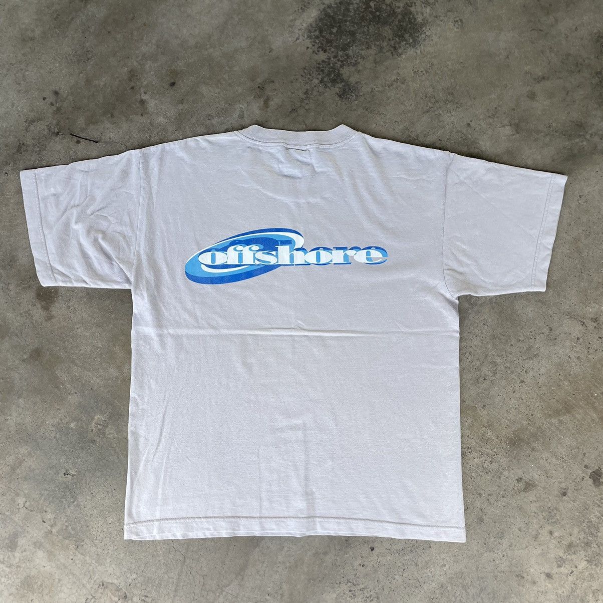 Vintage 🔥🔥Vintage Off Shore Big Logo Spellout USA Made Surfing Tee Size US L / EU 52-54 / 3 - 1 Thumbnail