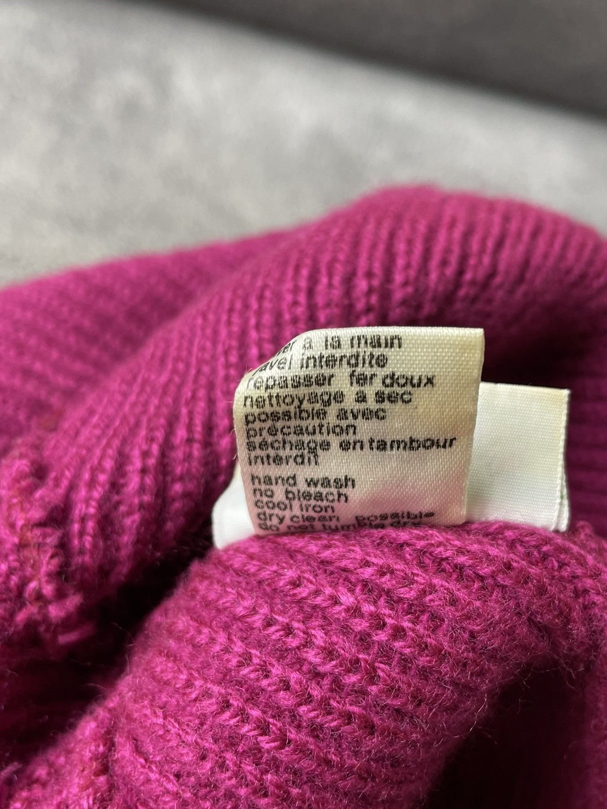 Lacoste Vintage 90s Lacoste Beanie Chemise Archive Rare Wool France Size ONE SIZE - 6 Thumbnail