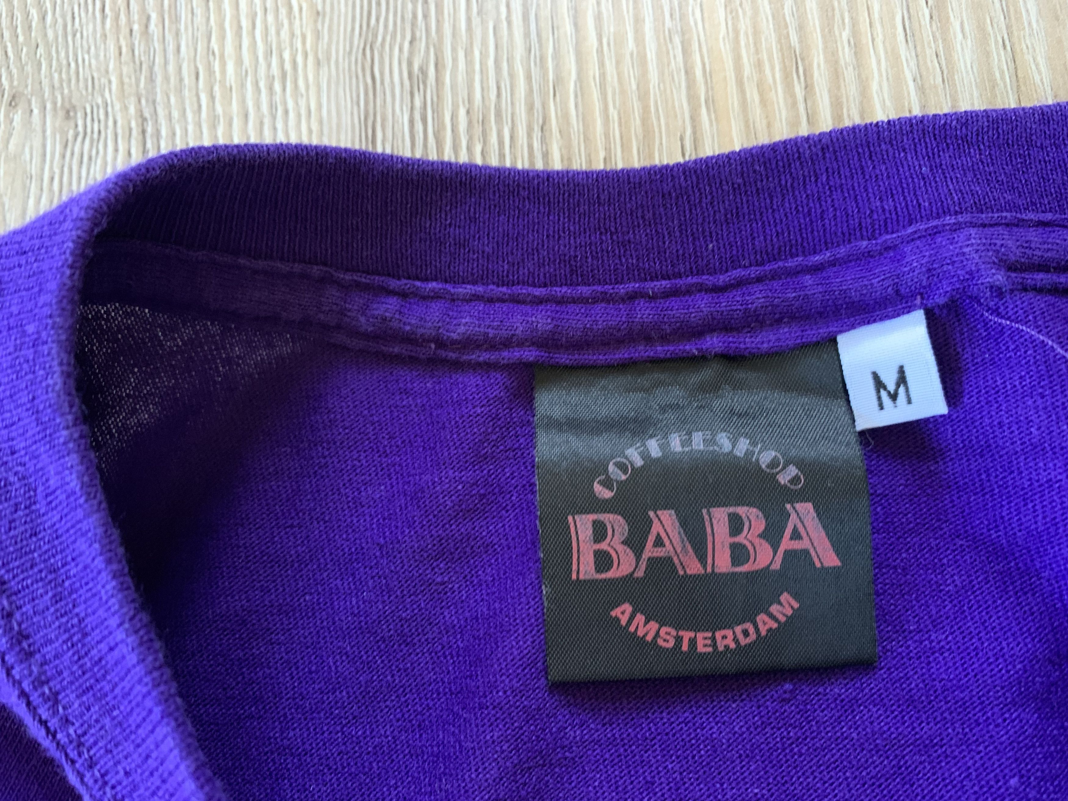 Vintage Vintage Baba Coffeeshop Amsterdam Cotton T-shirt Size US M / EU 48-50 / 2 - 6 Thumbnail