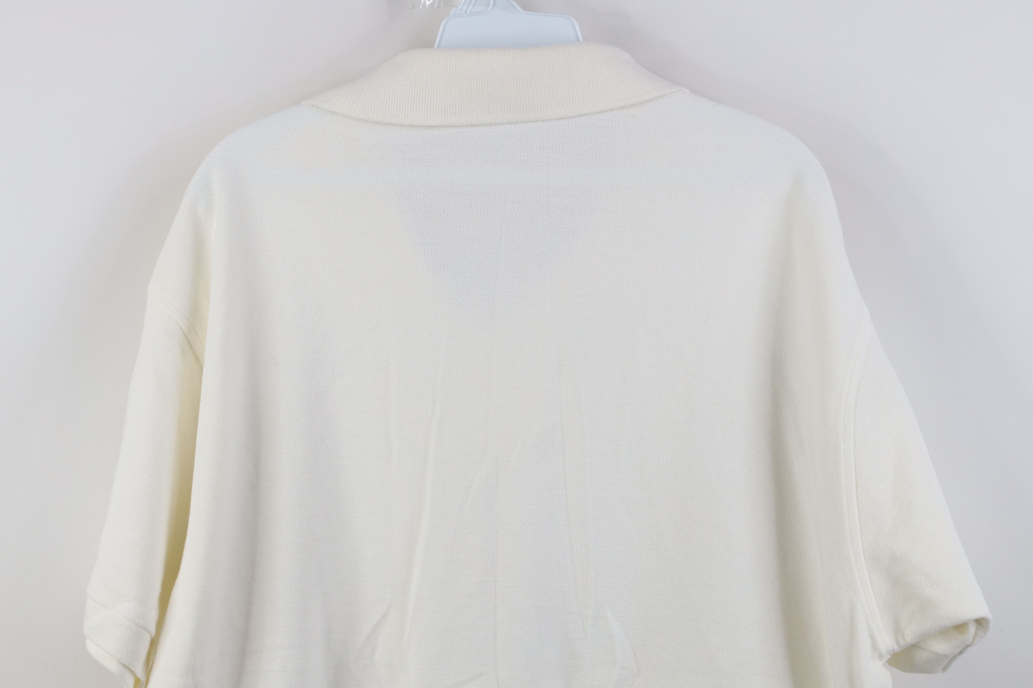 L.L. Bean Vintage 90s LL Bean Knit Collared Golf Polo White USA Size US XL / EU 56 / 4 - 12 Thumbnail