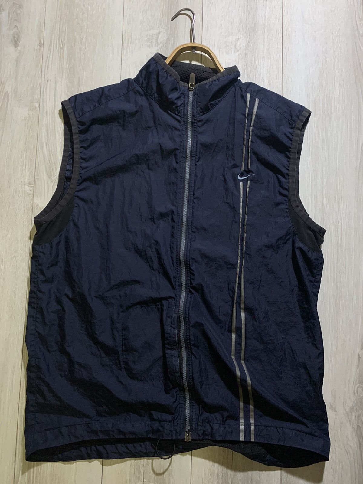 Nike × Vintage Nike Vintage Vest Nylon Running y2k Size US L / EU 52-54 / 3 - 1 Thumbnail