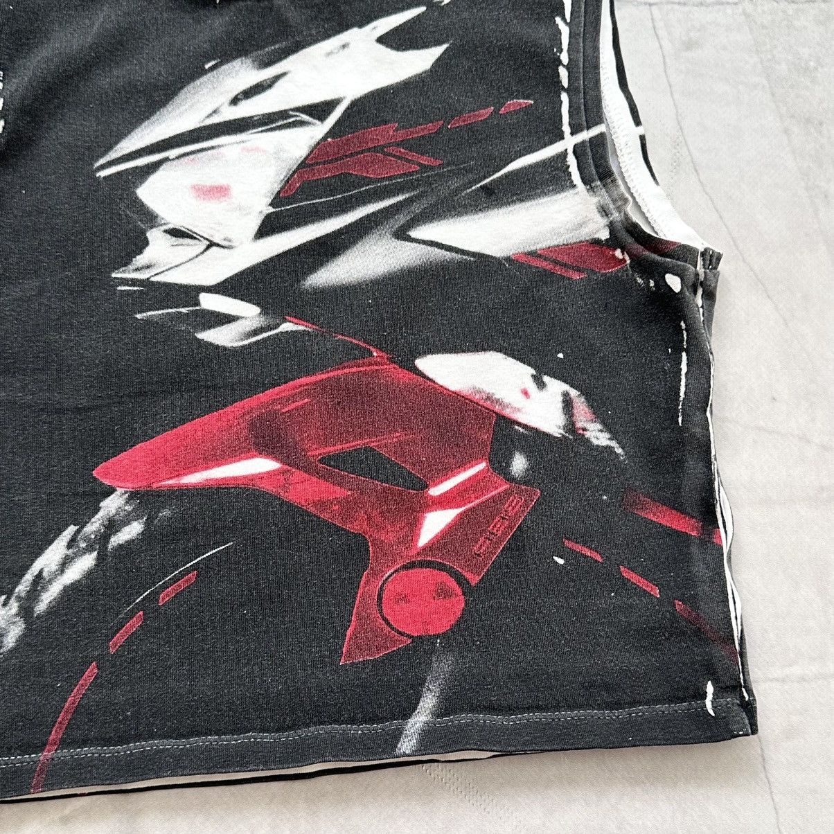 Hysteric Glamour × Undercover 00s Punk Abstract Hysteric Glamour Vibe Tank Top Tripp NYC Size XS / US 0-2 / IT 36-38 - 6 Thumbnail