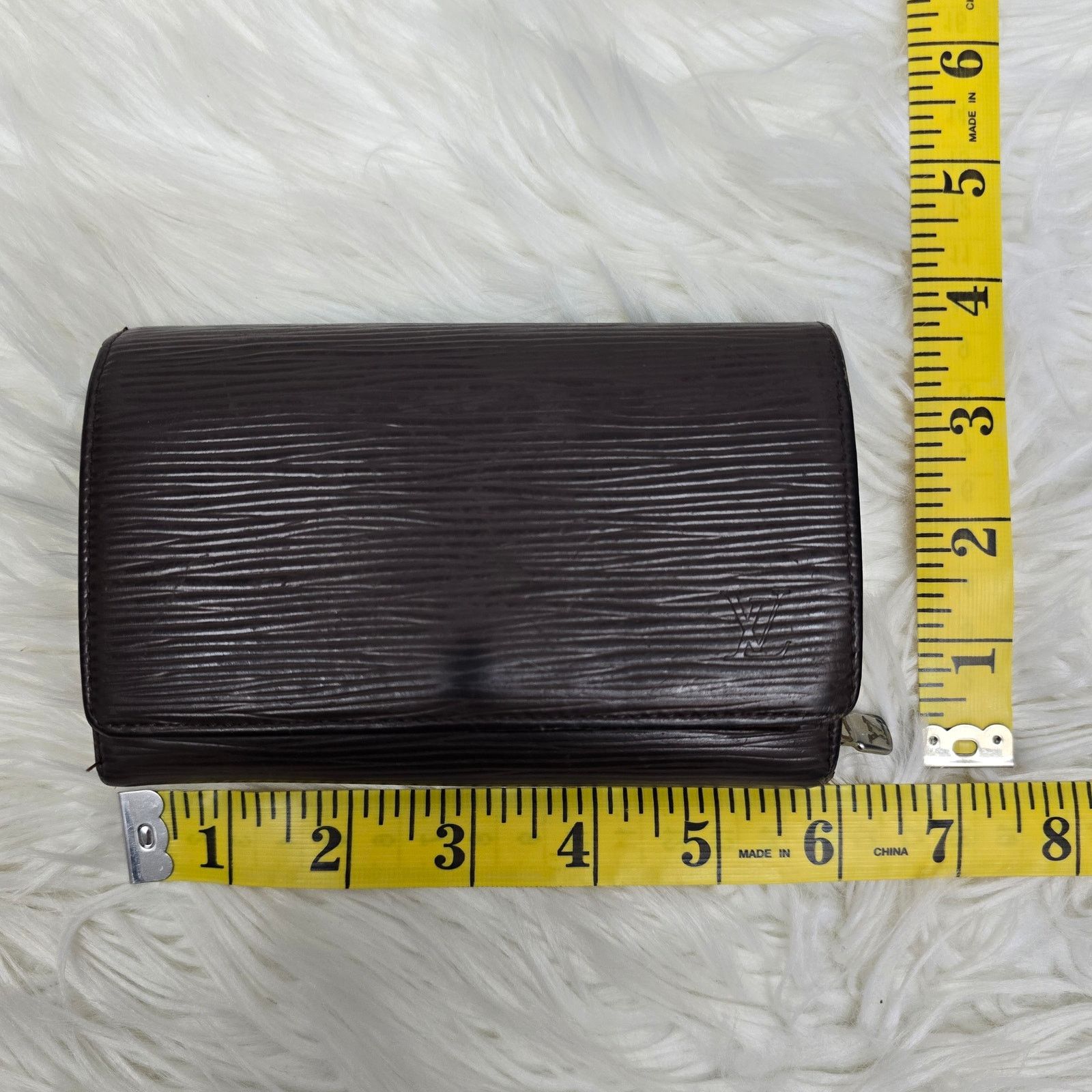 Louis Vuitton LOUIS VUITTON Epi Leather Wallet Porte Monnaie Bifold Brown Size ONE SIZE - 13 Thumbnail