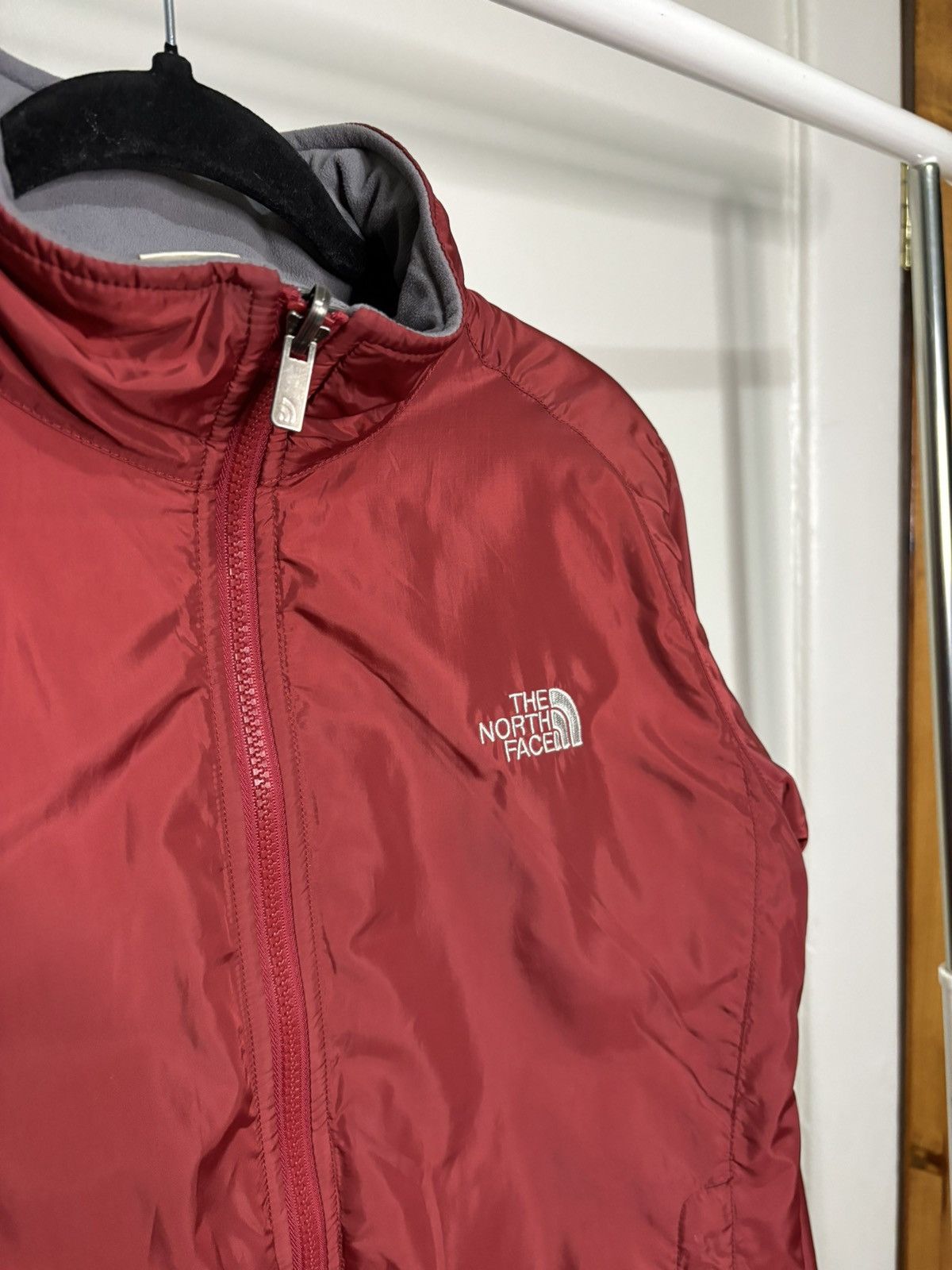 The North Face × Vintage Vintage The North Face Red Lightweight Zip-Up Jacket Size US M / EU 48-50 / 2 - 2 Thumbnail