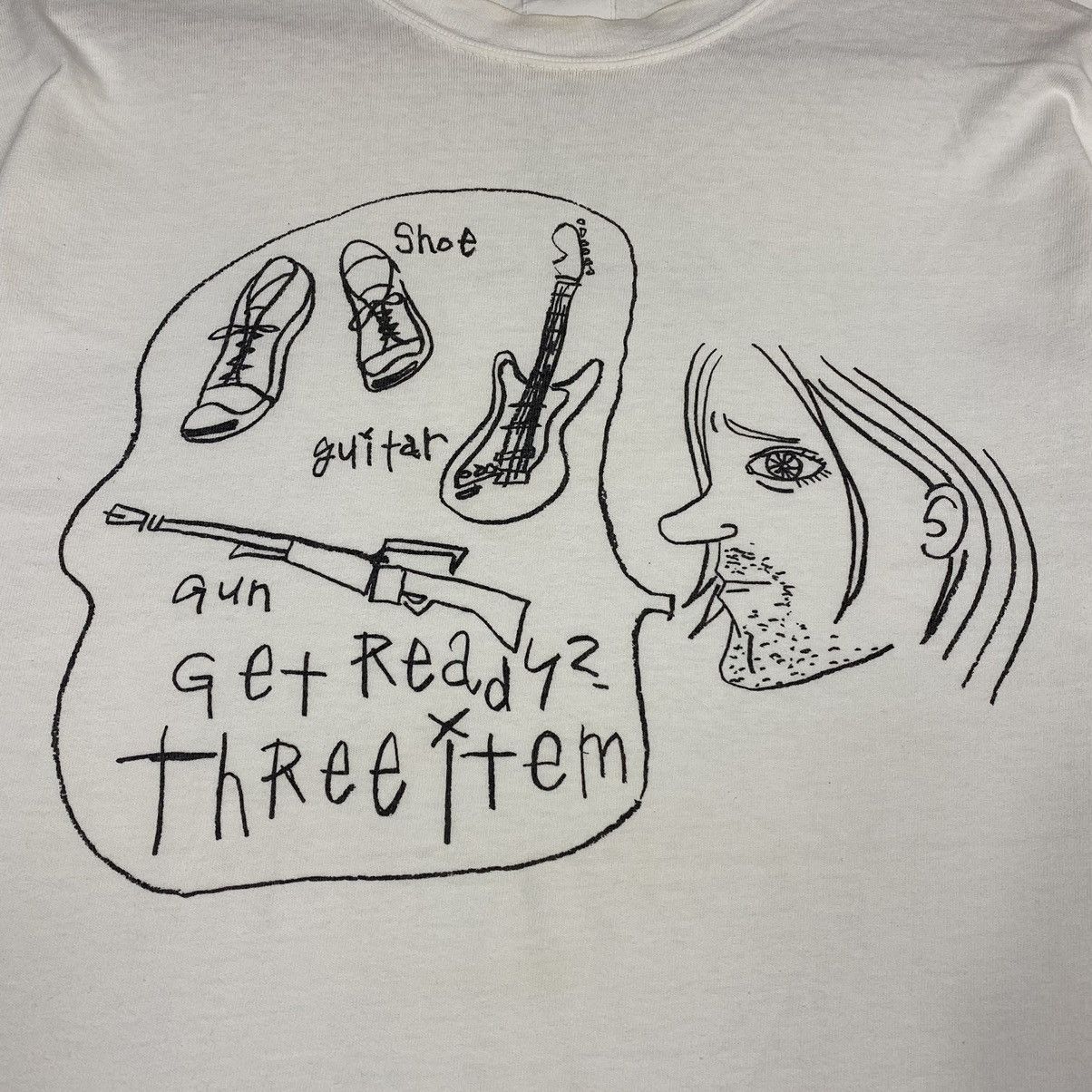 NIRVANA  COBAIN NUMBER (N)INE Tシャツ Number (N)ine x Charles Peterson Kurt Cobain Tee – AW09