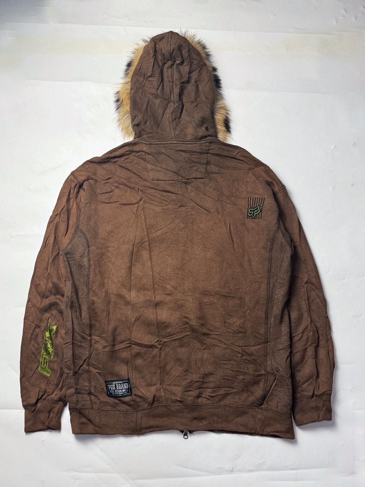 If Six Was Nine × Japanese Brand × Le Grande Bleu (L.G.B.) Fur Hoodie Fox Design Japanese Ifisx Lgb Styled Size US L / EU 52-54 / 3 - 4 Thumbnail