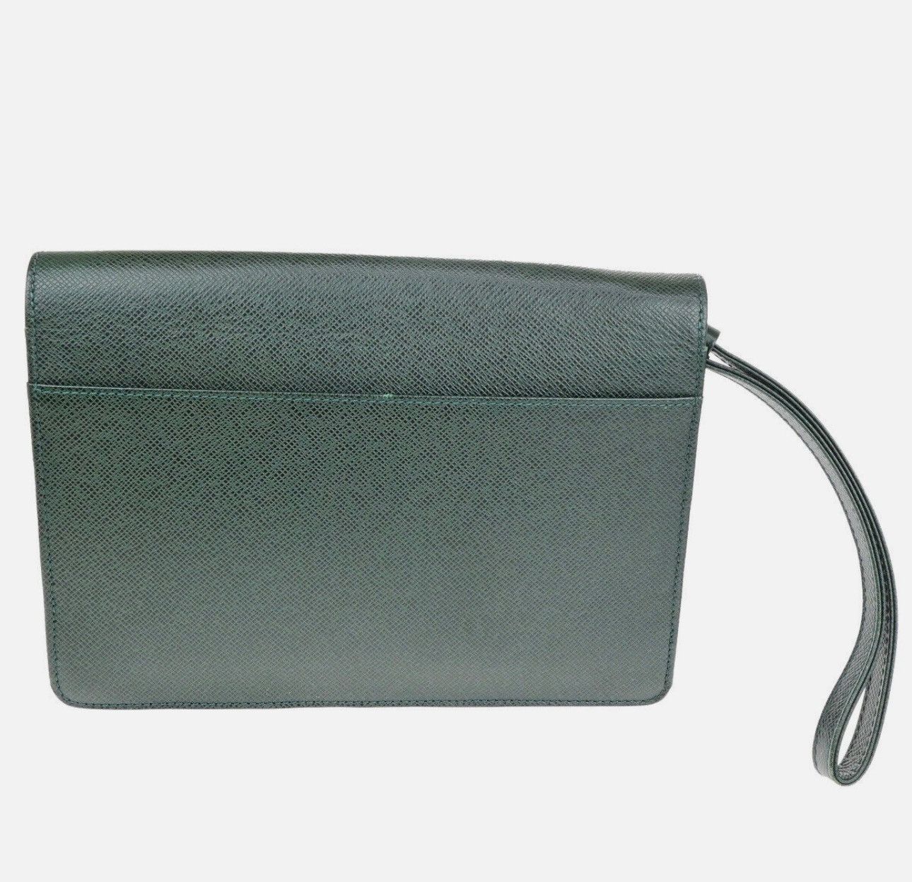 Louis Vuitton LOUIS VUITTON POCHETTE KOURAD CLUTCH HAND BAG TAIGA LEATHER Size ONE SIZE - 3 Thumbnail