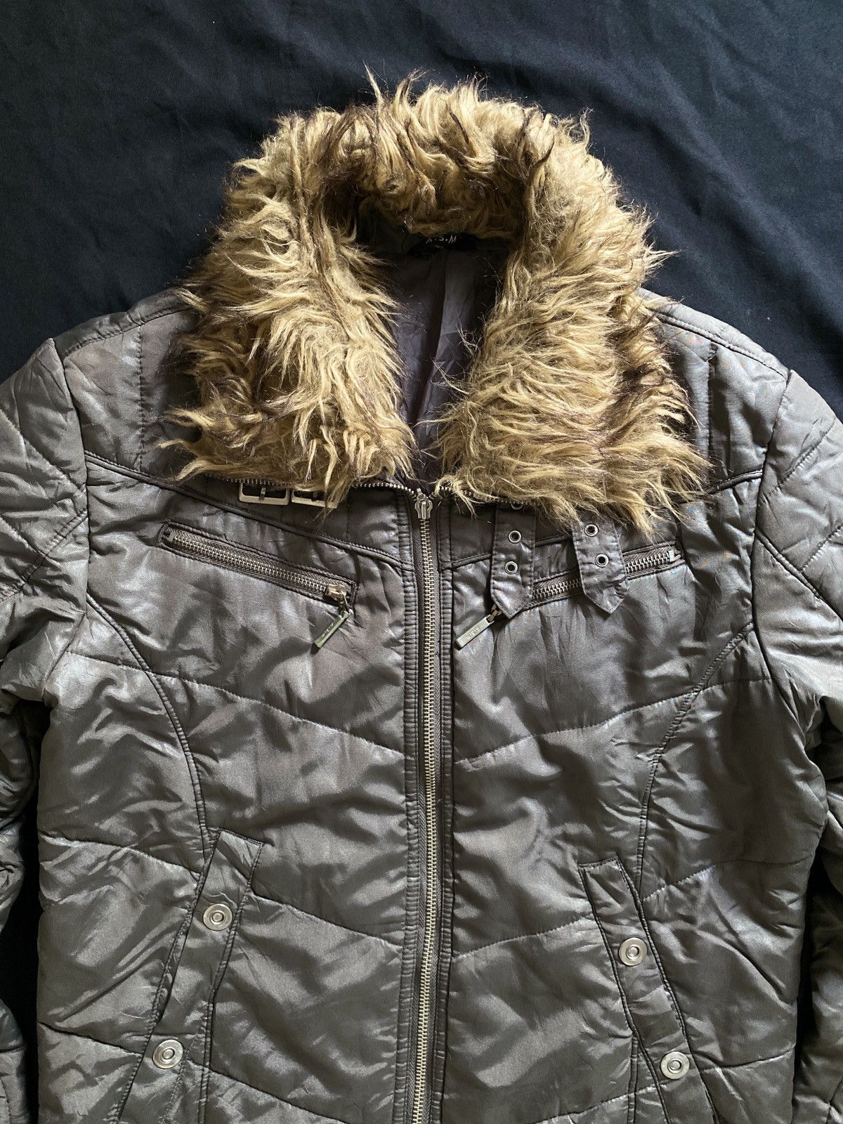 If Six Was Nine ASM Trim Fur Apocalypse Style Vkei Jacket Size US M / EU 48-50 / 2 - 4 Thumbnail