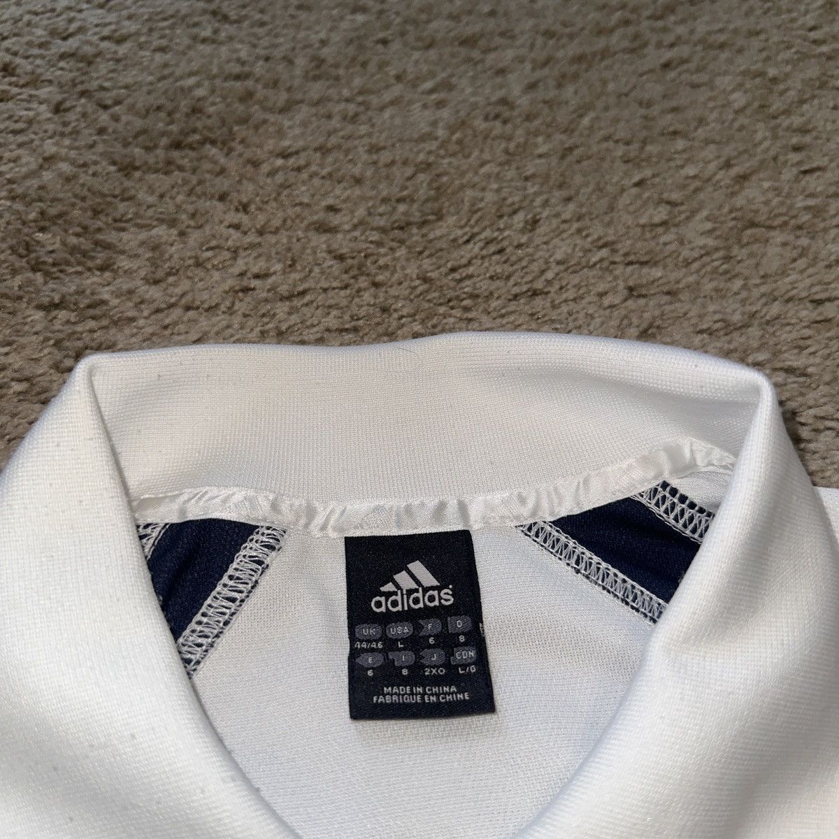 Adidas Vintage Bayern Munich Jersey Mens XL Adidas 03/04 White Size US L / EU 52-54 / 3 - 4 Thumbnail