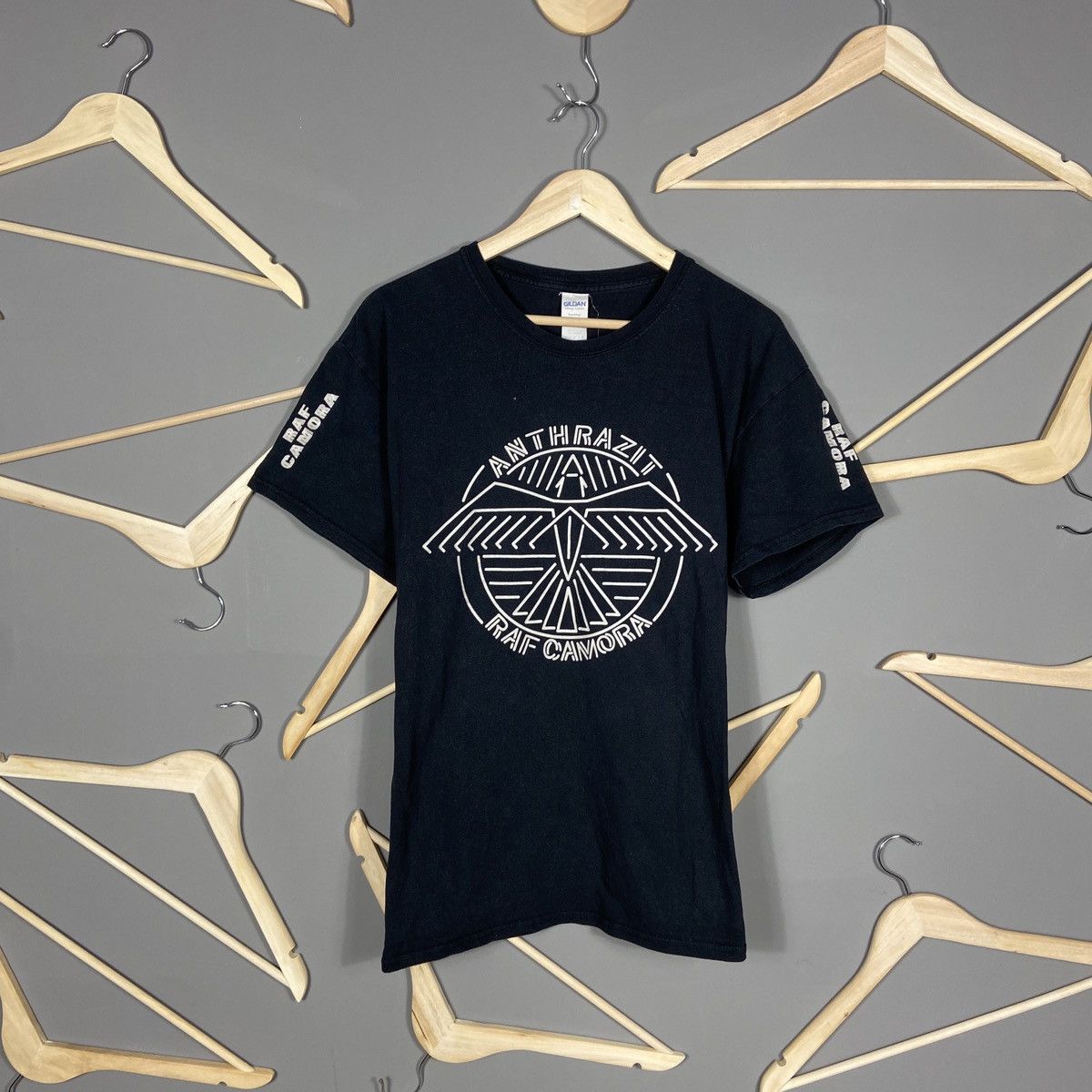 Band Tees × Rap Tees Raf Camora Anthrazit rap t-shirt Size US L / EU 52-54 / 3 - 1 Thumbnail