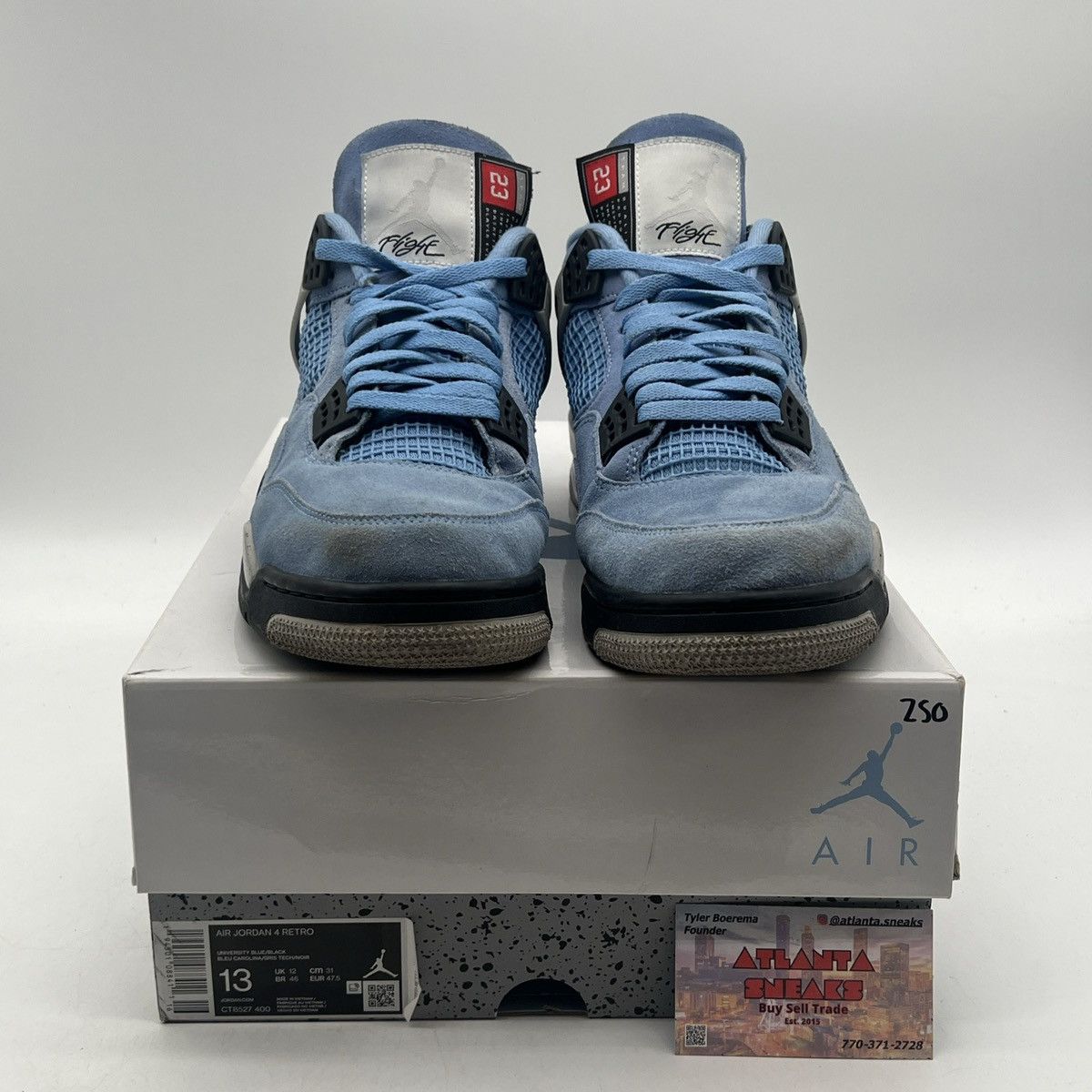 Jordan Brand Air Jordan 4 university blue Size US 13 / EU 46 - 2 Thumbnail
