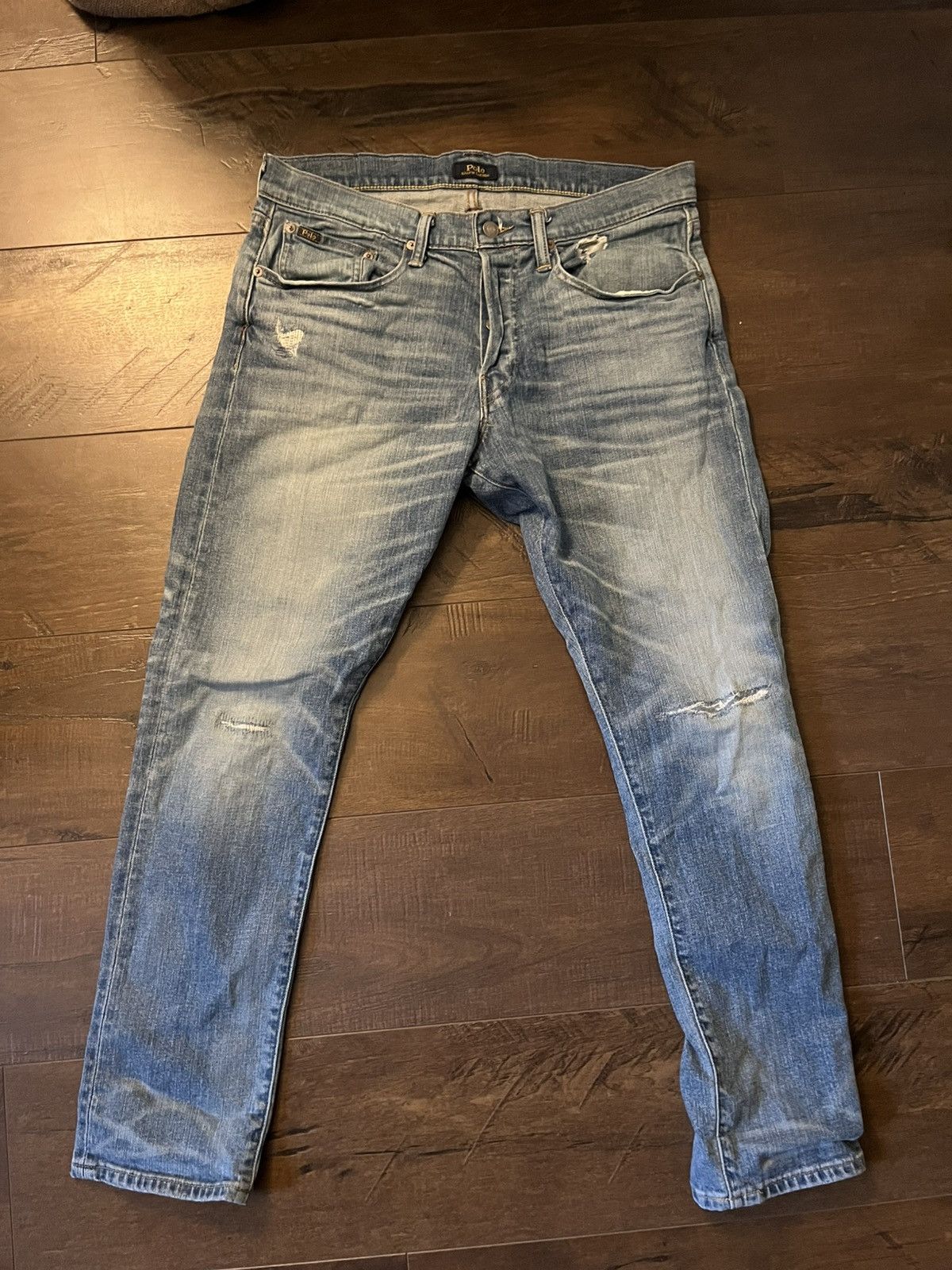 Polo Ralph Lauren Polo Ralph Lauren Men's Sullivan Slim-Fit Distressed Stretch Size US 33 - 1 Thumbnail