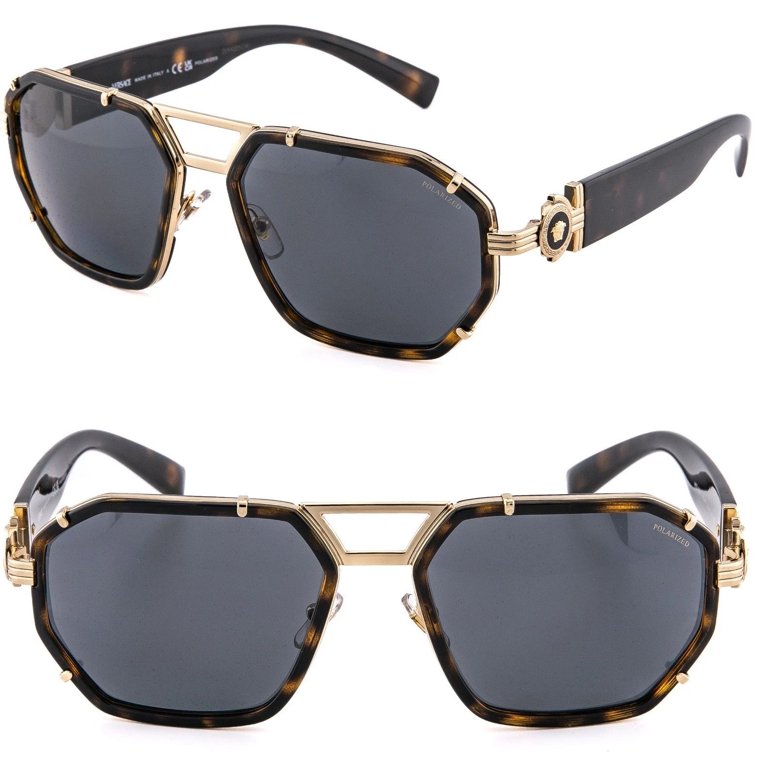 Versace VERSACE GRECA Pilot Medusa 2228 VE2228 Aviator Sunglasses Size ONE SIZE - 1 Thumbnail