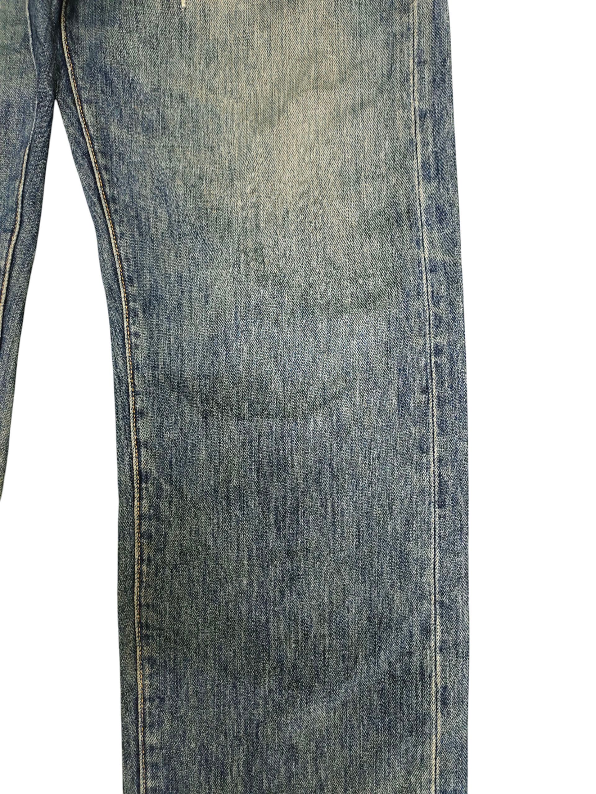 Levi's Levis 505 Clawmark Distress Faded Denim Jeans Grunge Size US 36 / EU 52 - 3 Thumbnail