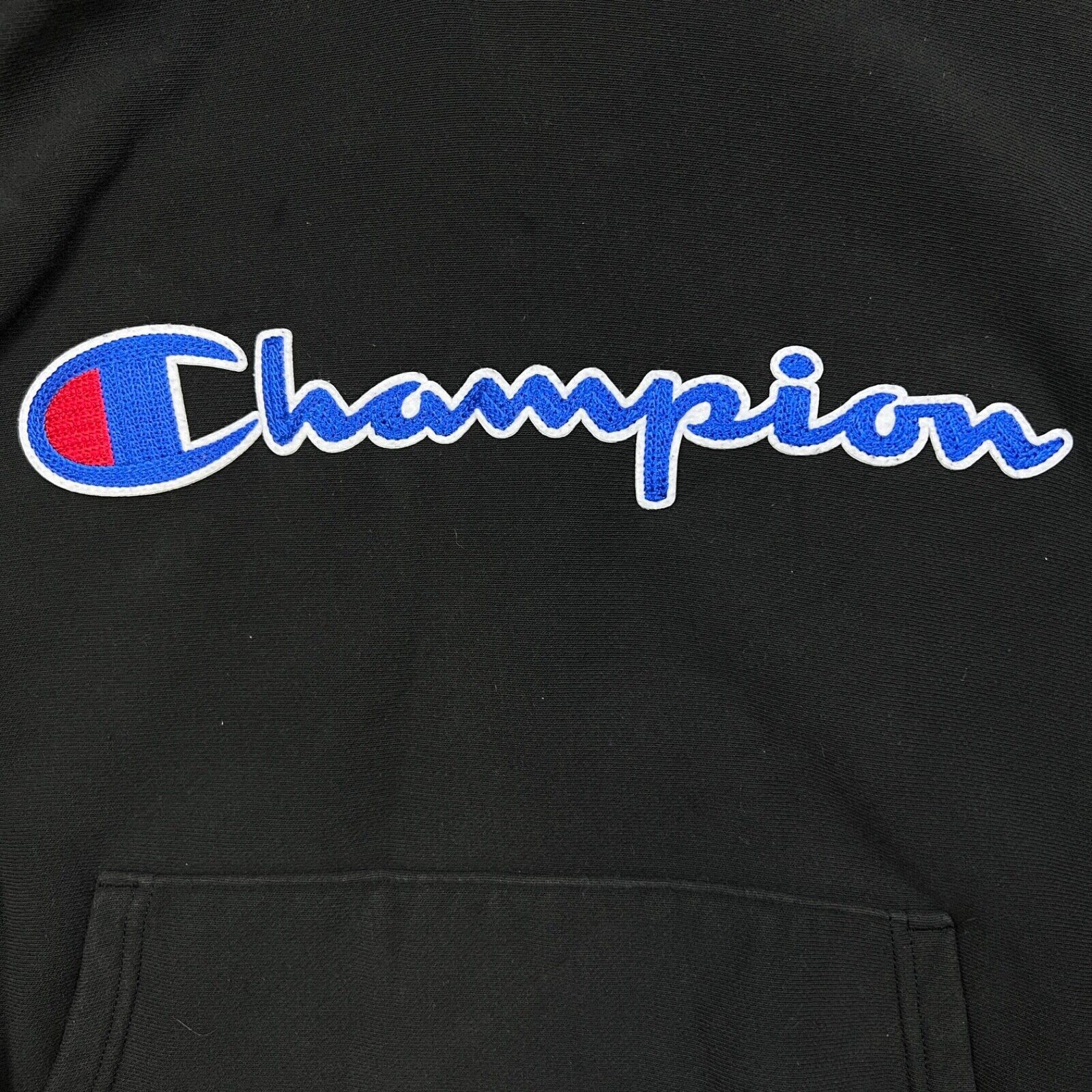 Champion × Vintage Champion Hoodie Small Reverse Weave Script Hooded Sweatshirt Size US S / EU 44-46 / 1 - 2 Thumbnail