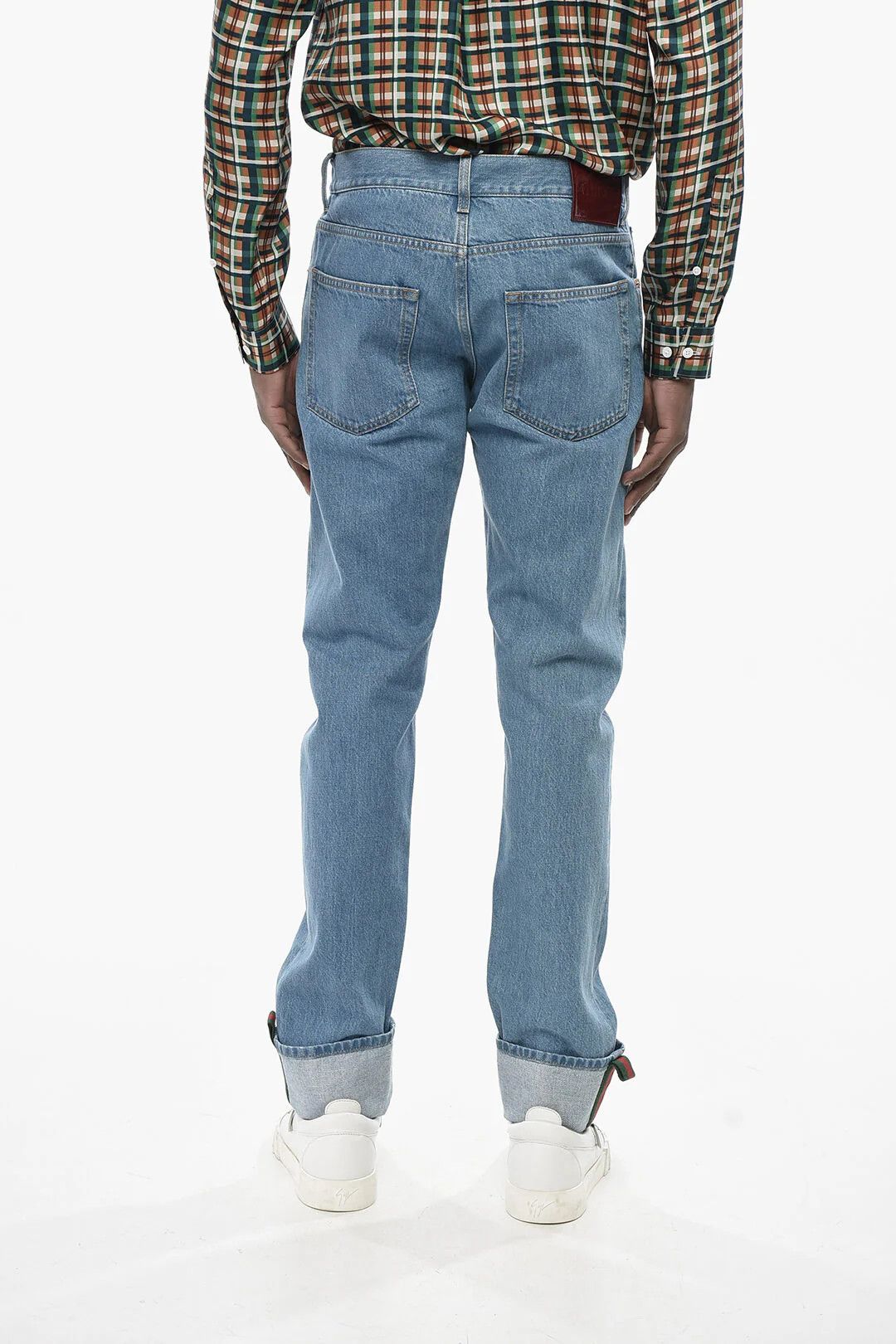 Gucci og1mm0426 Regular-Fit Jeans in Blue Size US 33 - 2 Thumbnail