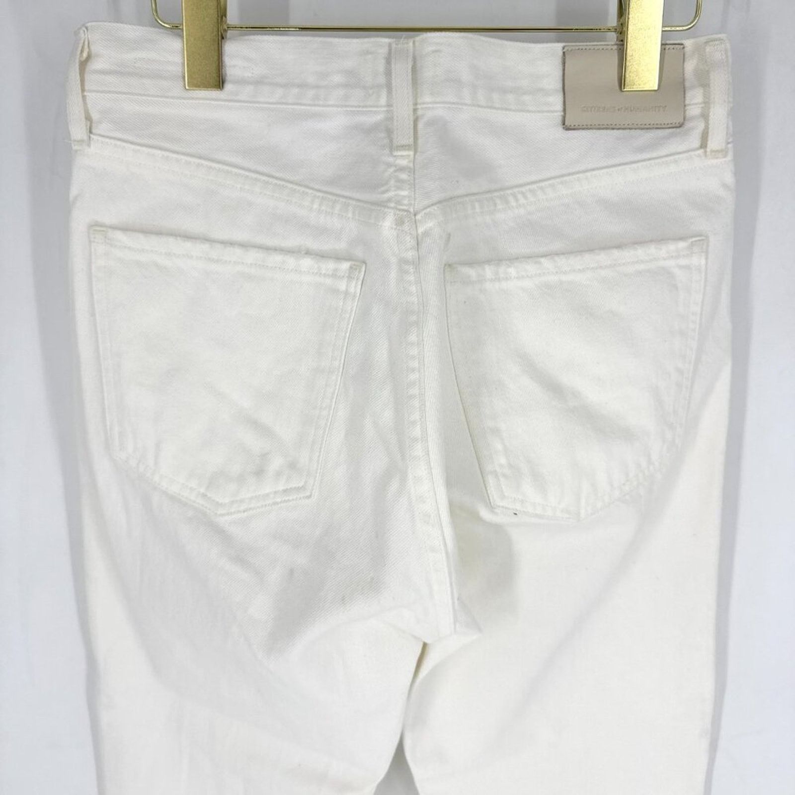 Citizens Of Humanity CItizens of Humanity Charlotte Straight Leg Jeans Cream 26 Size 26" / US 2 / IT 38 - 5 Thumbnail