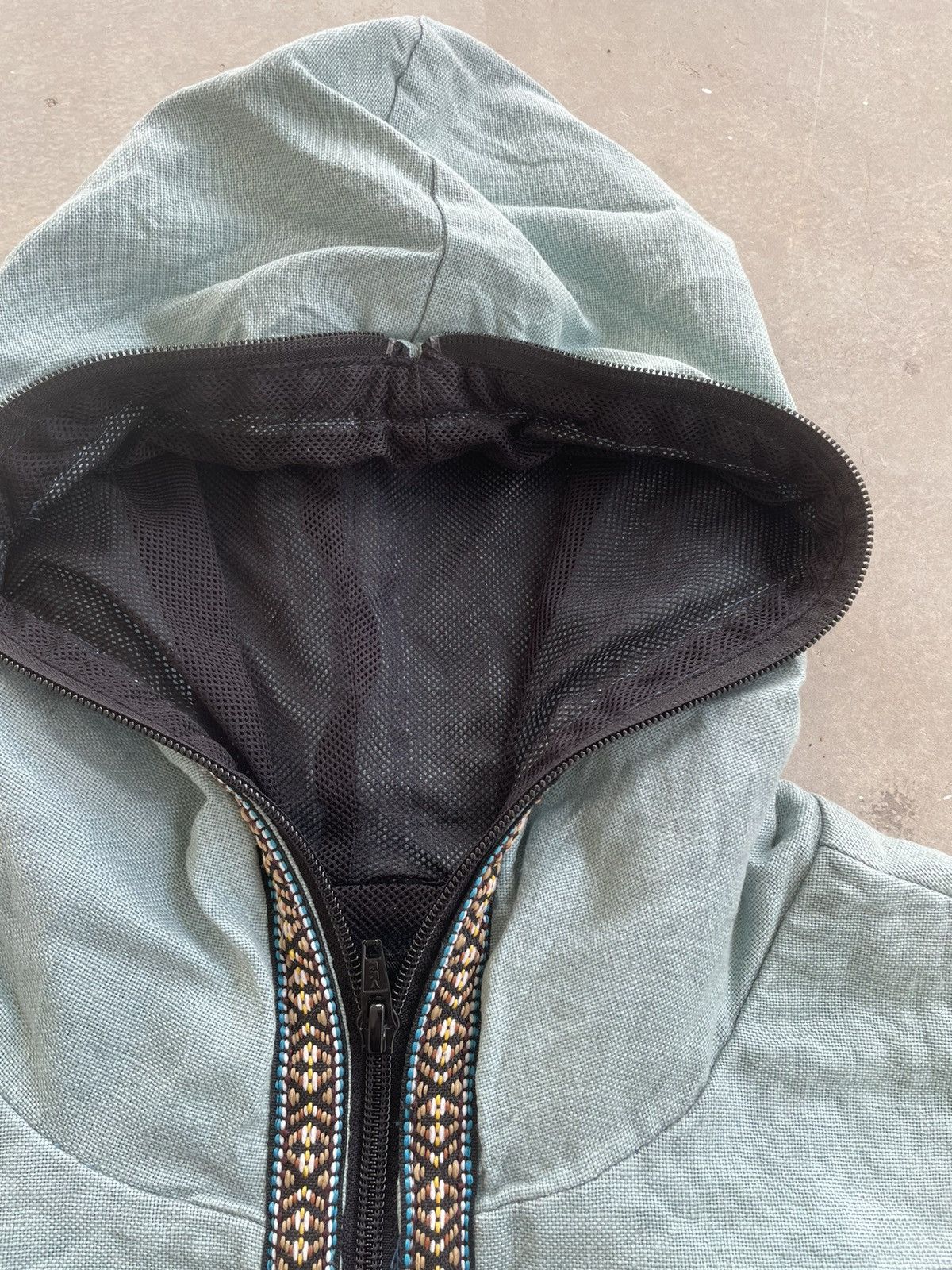 Japanese Brand × go slow caravan GO SLOW CARAVAN AZTEC MUTICOLOR FULL HOODIE Size US L / EU 52-54 / 3 - 4 Thumbnail