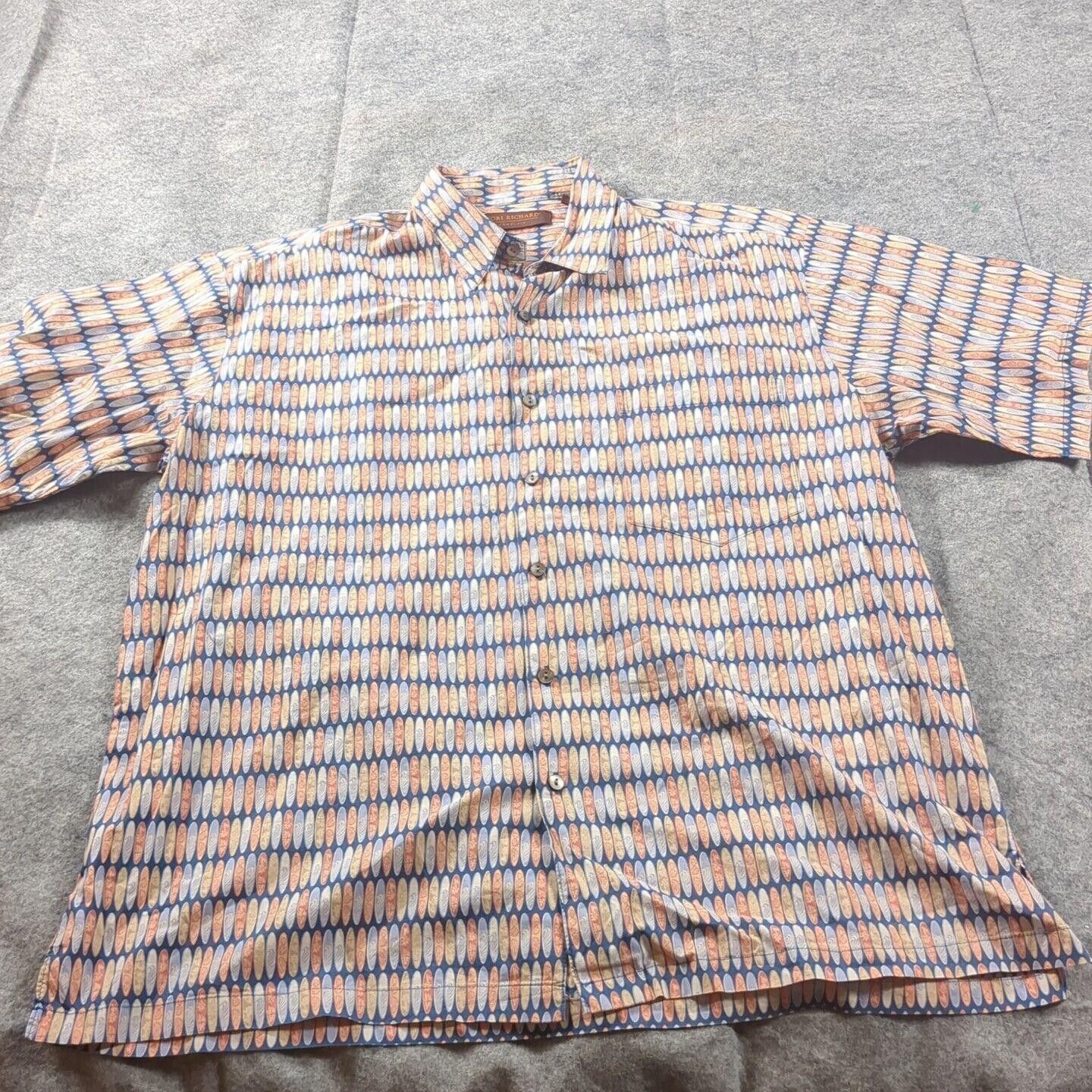 Tori Richard Tori Richard Hawaiian Shirt Men L Surfboards AOP Button Up Size US L / EU 52-54 / 3 - 1 Thumbnail