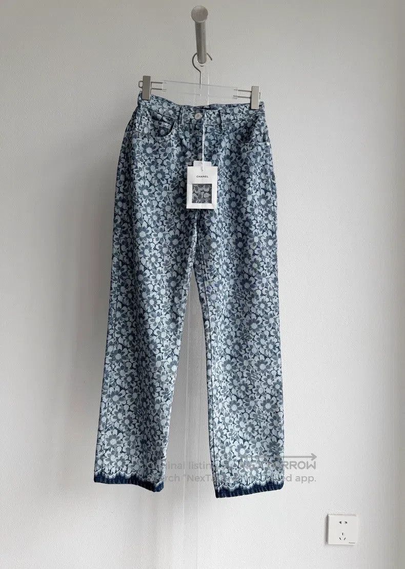 Chanel Chanel 24B floral jeans Size 24" / US 00 / IT 34 - 3 Thumbnail
