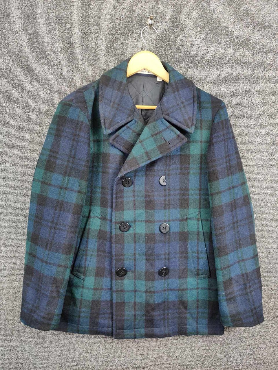 JW Anderson J.W. Anderson Wool Plaid Double Breasted Coat Size US S / EU 44-46 / 1 - 1 Thumbnail