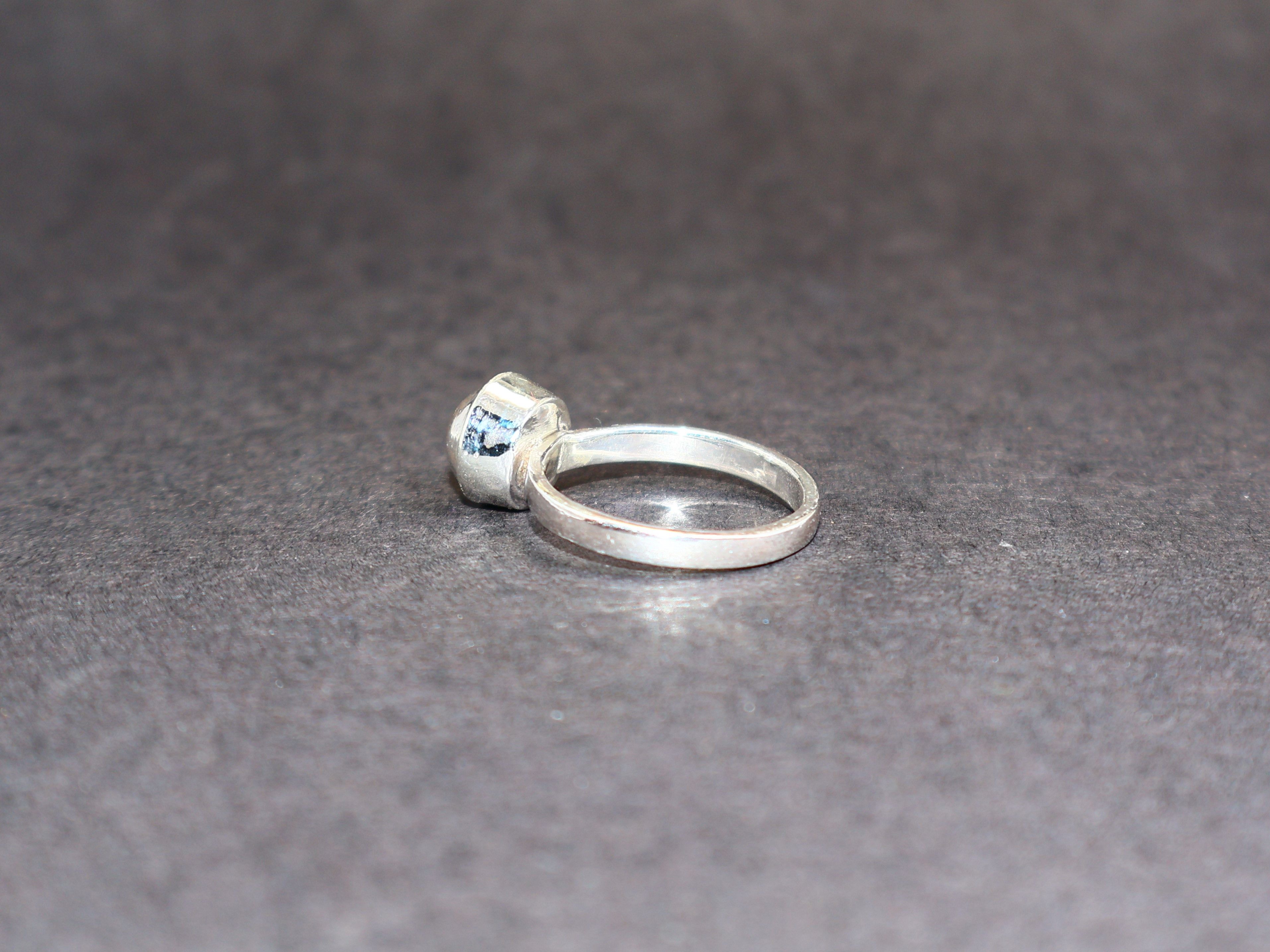 Handmade Ball Ring, Sterling Silver Ring, Handmade Ring, silver ring, Size ONE SIZE - 4 Thumbnail